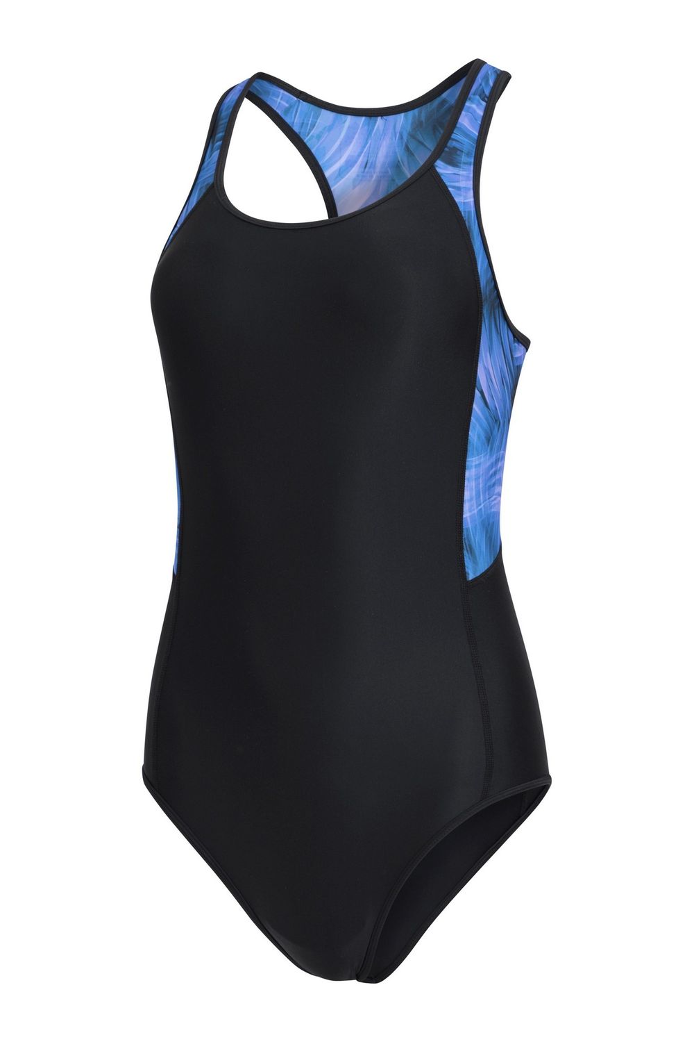Purple Take The Plunge Printed One Piece Swimsuit, Image 3 of 4