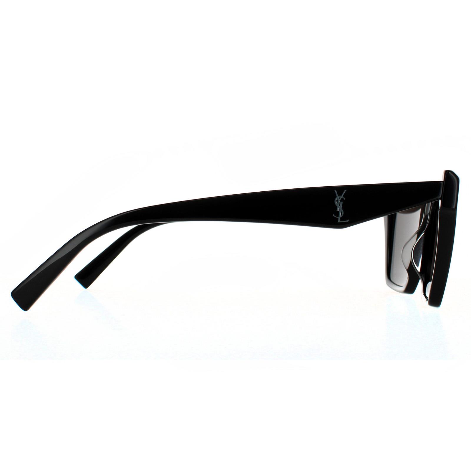 Black Saint Laurent Black Cat Eye Black Black Sunglasses, Image 4 of 6