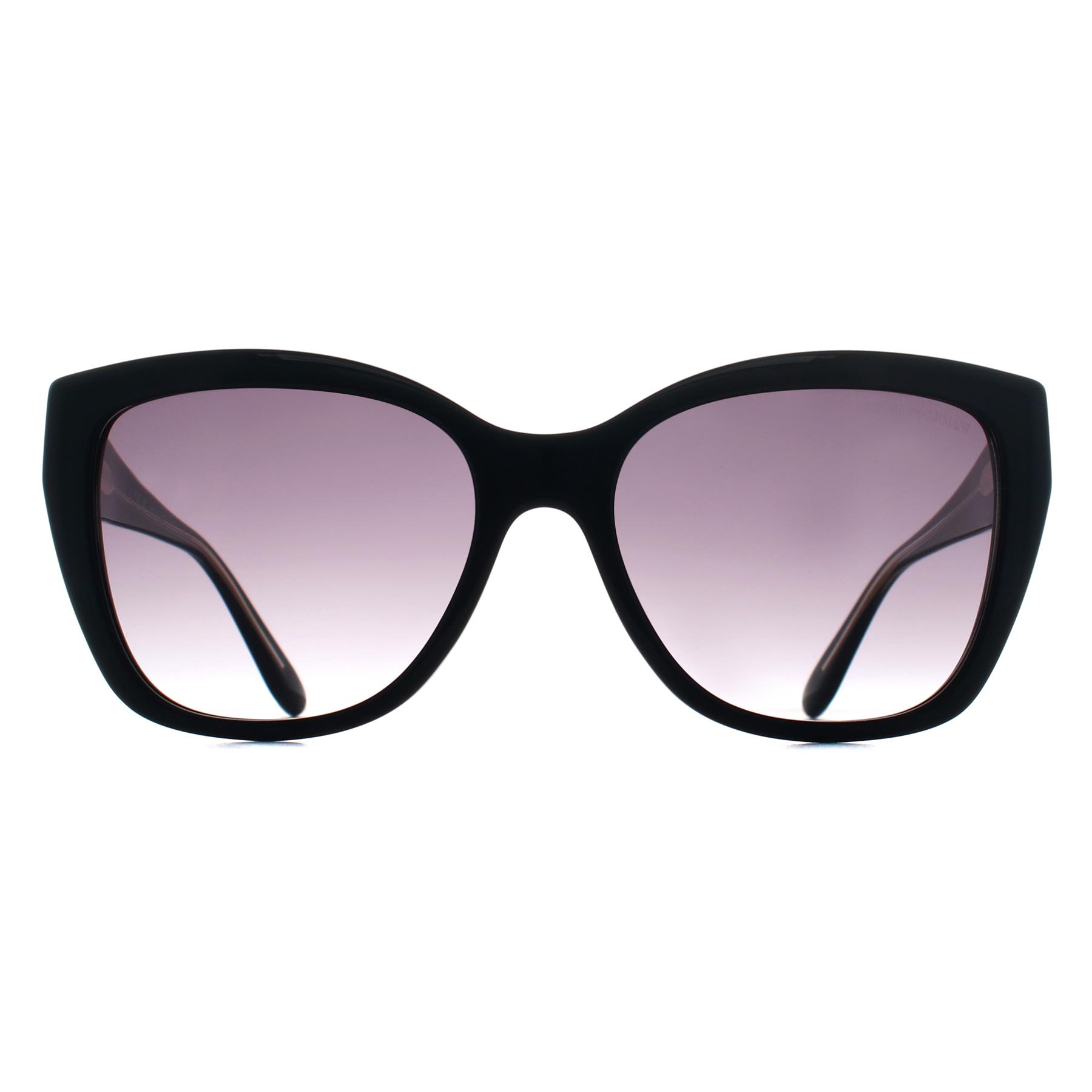 Black Emporio Armani Black Cat Eye Black Grey Gradient EA4198, Image 1 of 3