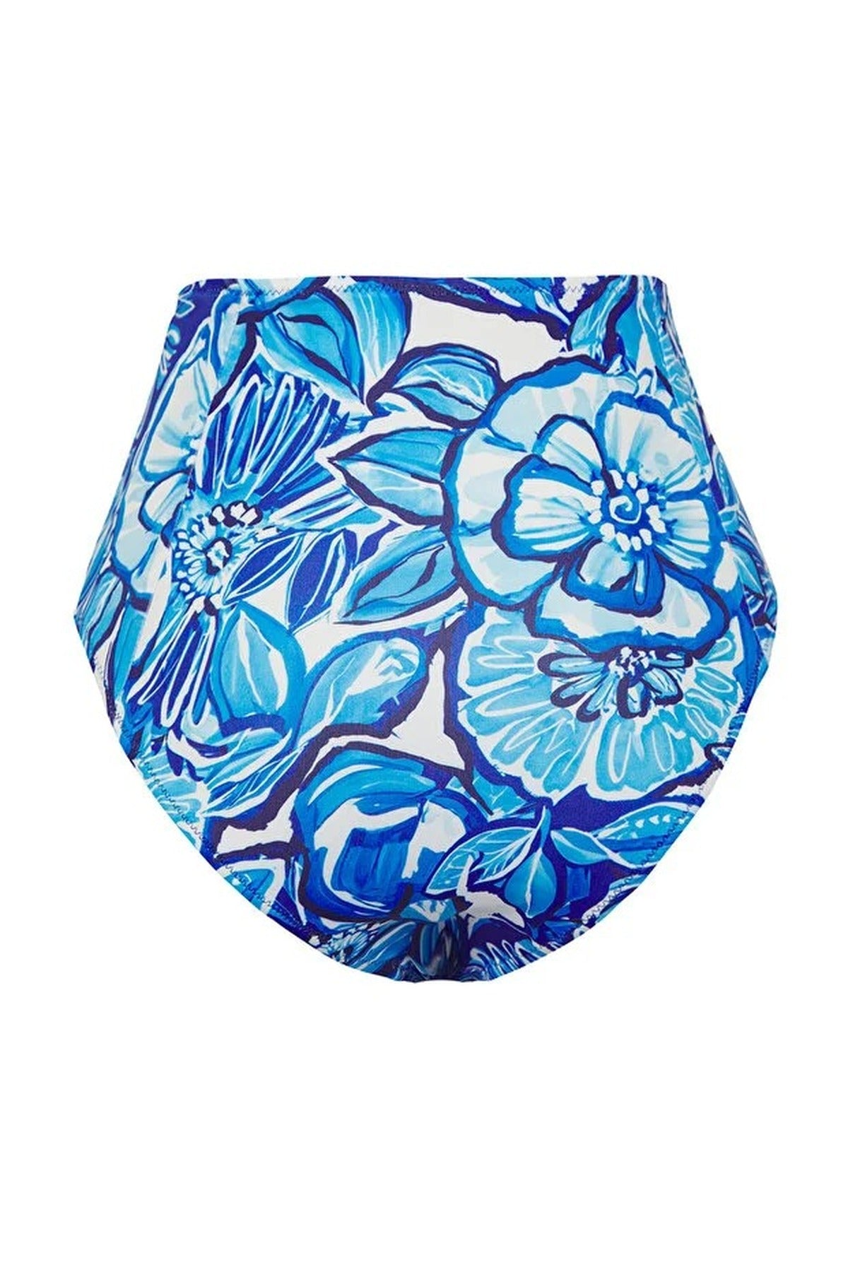 Multi WOVCOR Multi Super High Waist Shaping Hipster Bikini Bottom with Contoured Fit, Image 3 of 5