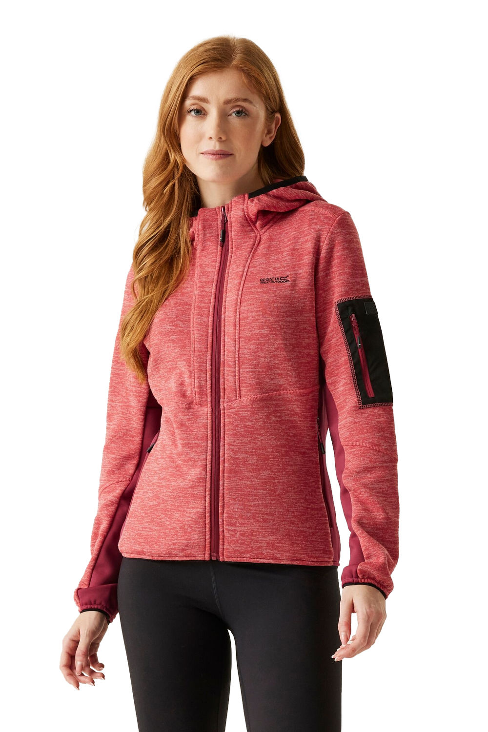 Red Kemilia Fleece Jacket, Image 4 of 4