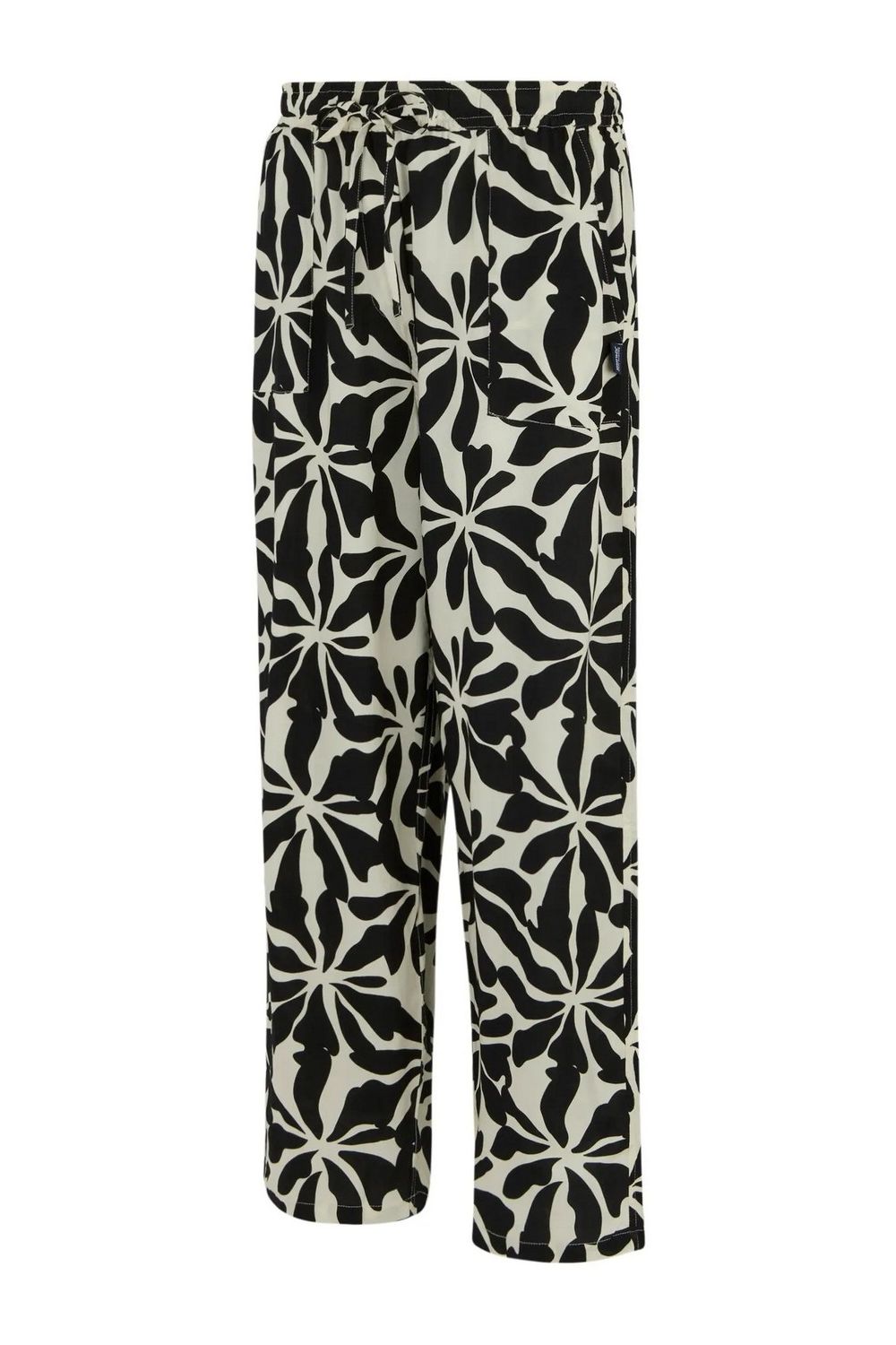 Multi Elbrie Abstract Floral Trousers, Image 3 of 3