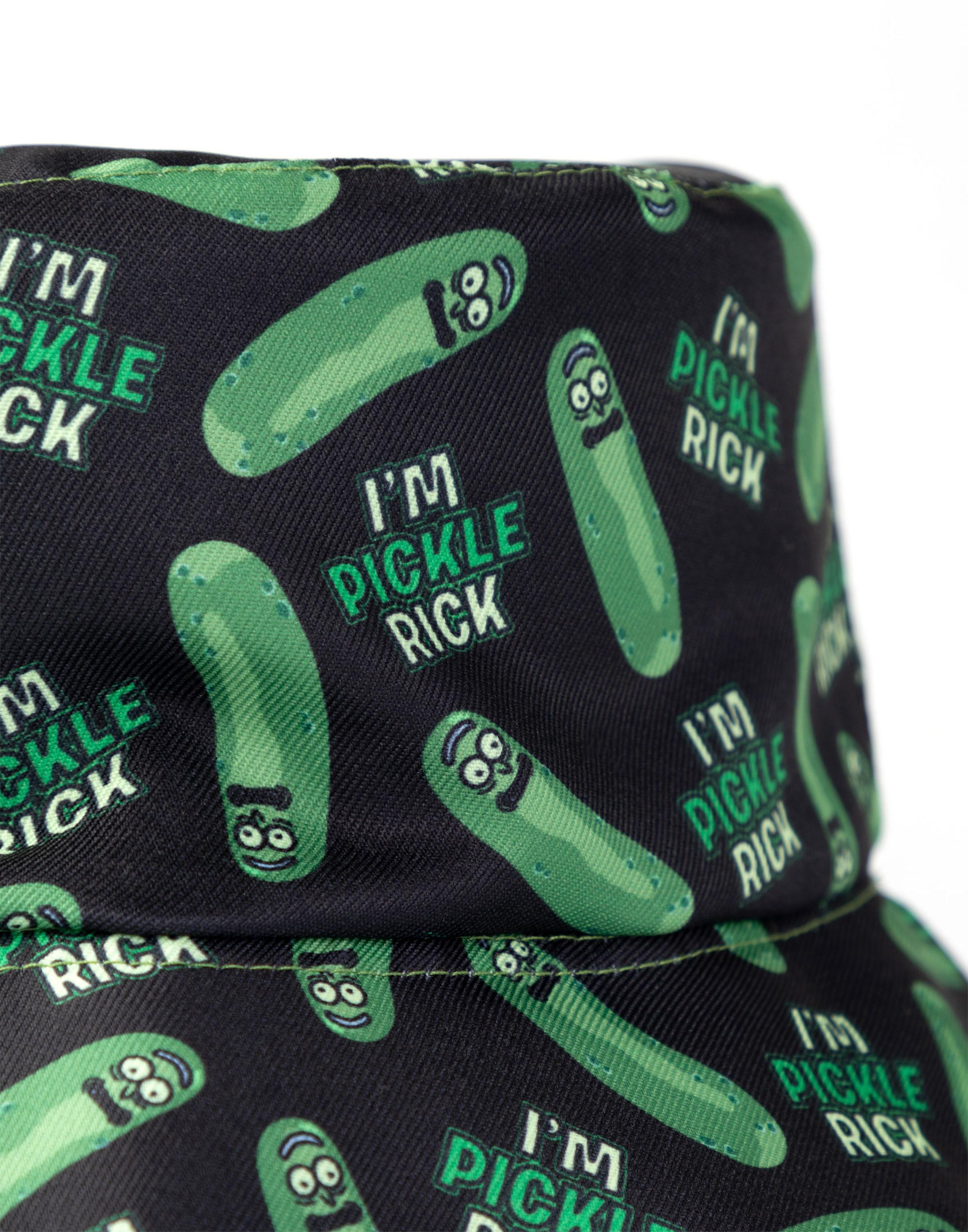 Green Rick And Morty Reversible Pickle Bucket Hat, Image 4 of 6