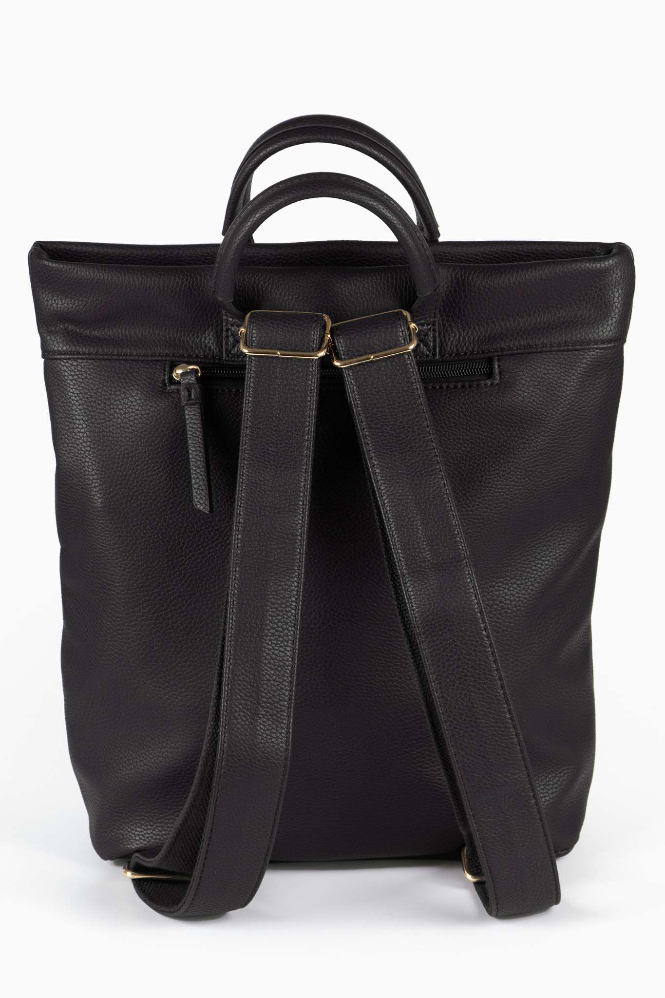 Top Handle Faux Leather Backpack, Image 3 of 3