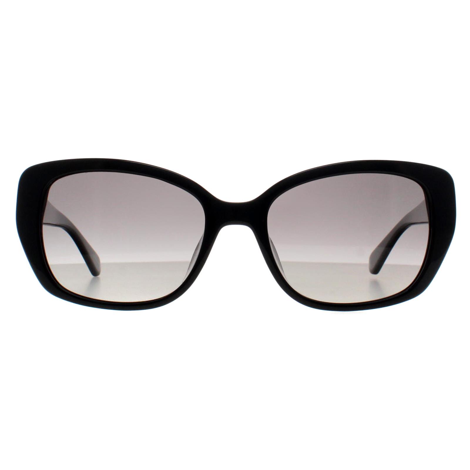 Black Kate Spade Black Rectangle Black Gray Gradient Polarized Kenzie/G/S, Image 1 of 4