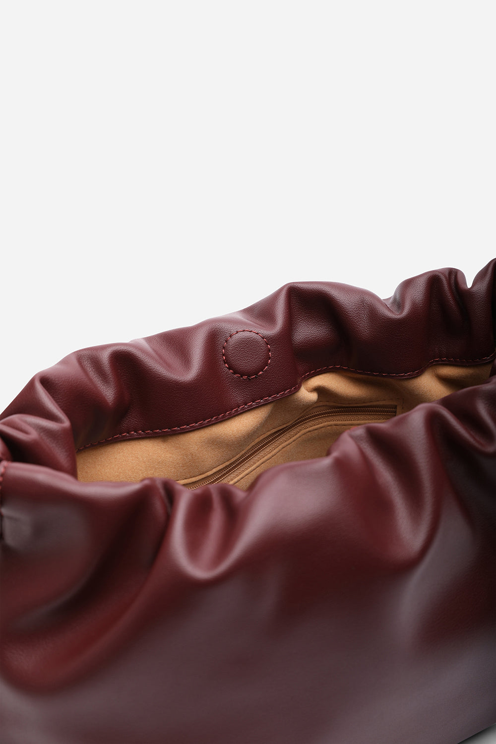 Maroon Where's That From Maroon Auric Drawstring Shoulder Bag, Image 5 of 8