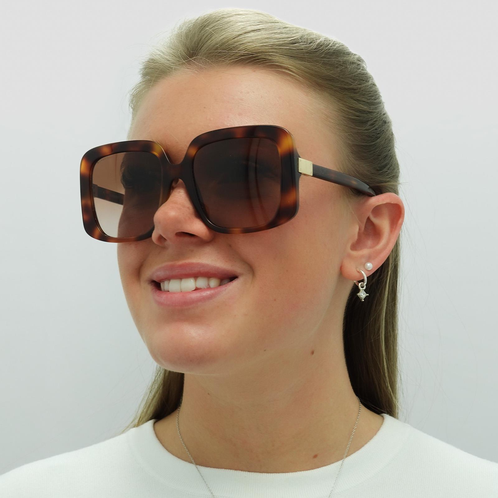 Brown Burberry Brown Square Light Havana Brown Gradient BE4363, Image 6 of 6