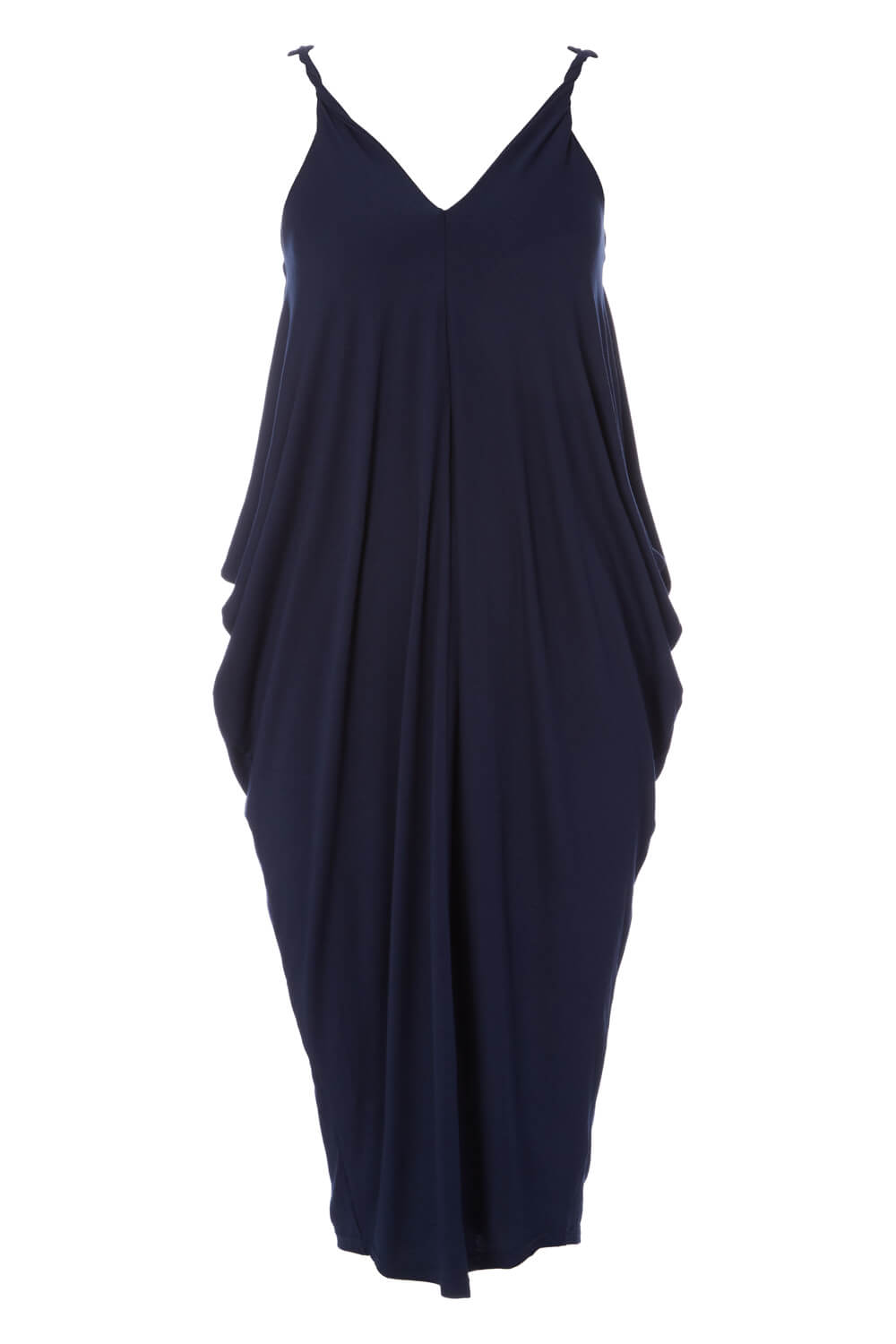 Navy Jersey Slouch Dress, Image 6 of 5