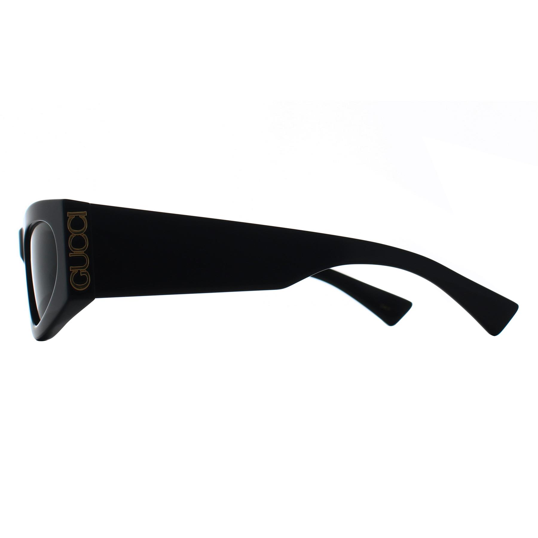 Black Gucci Black Rectangle Black Grey GG2040S, Image 3 of 3