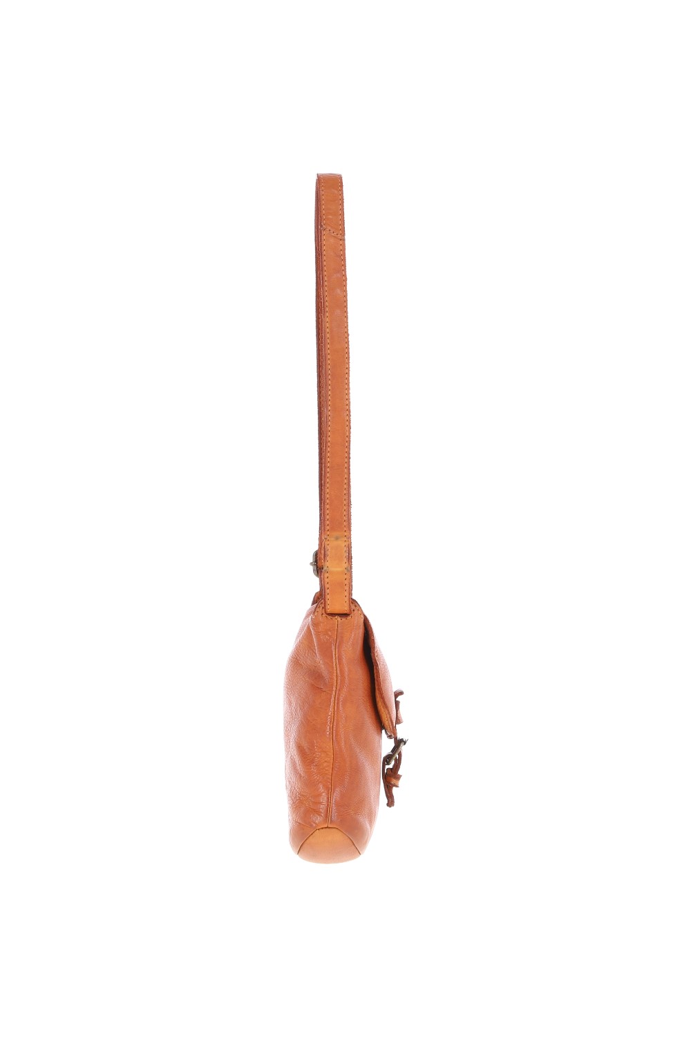 Tan Real Leather Small Luxurious Flight Bag, Image 5 of 5