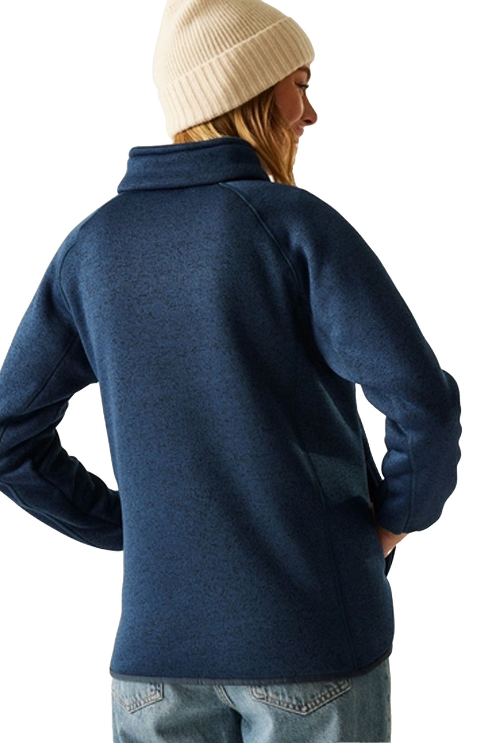 Navy Mellrey Full Zip Fleece, Image 5 of 6