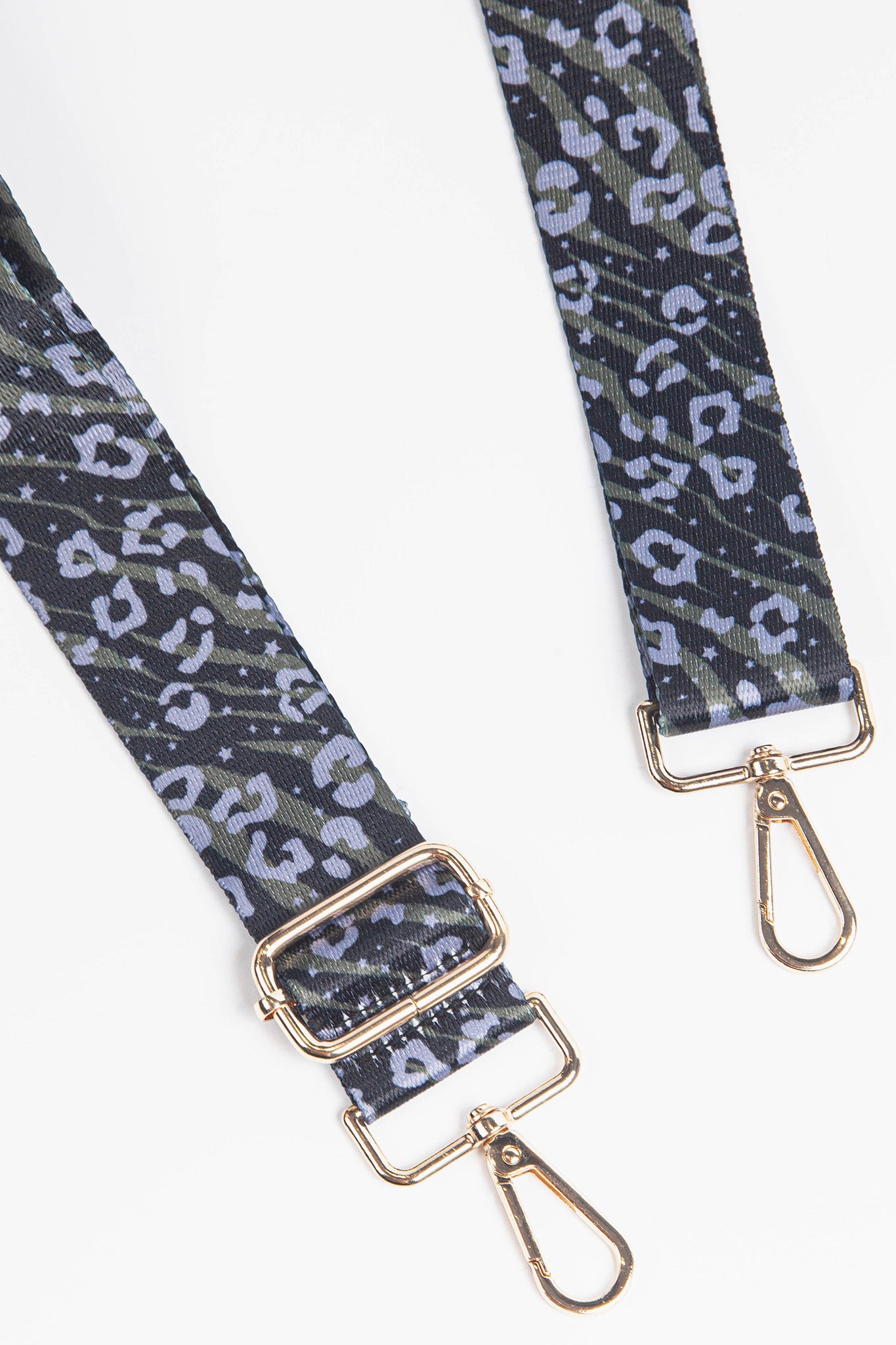 Khaki Stars Animal Print Bag Strap, Image 2 of 3