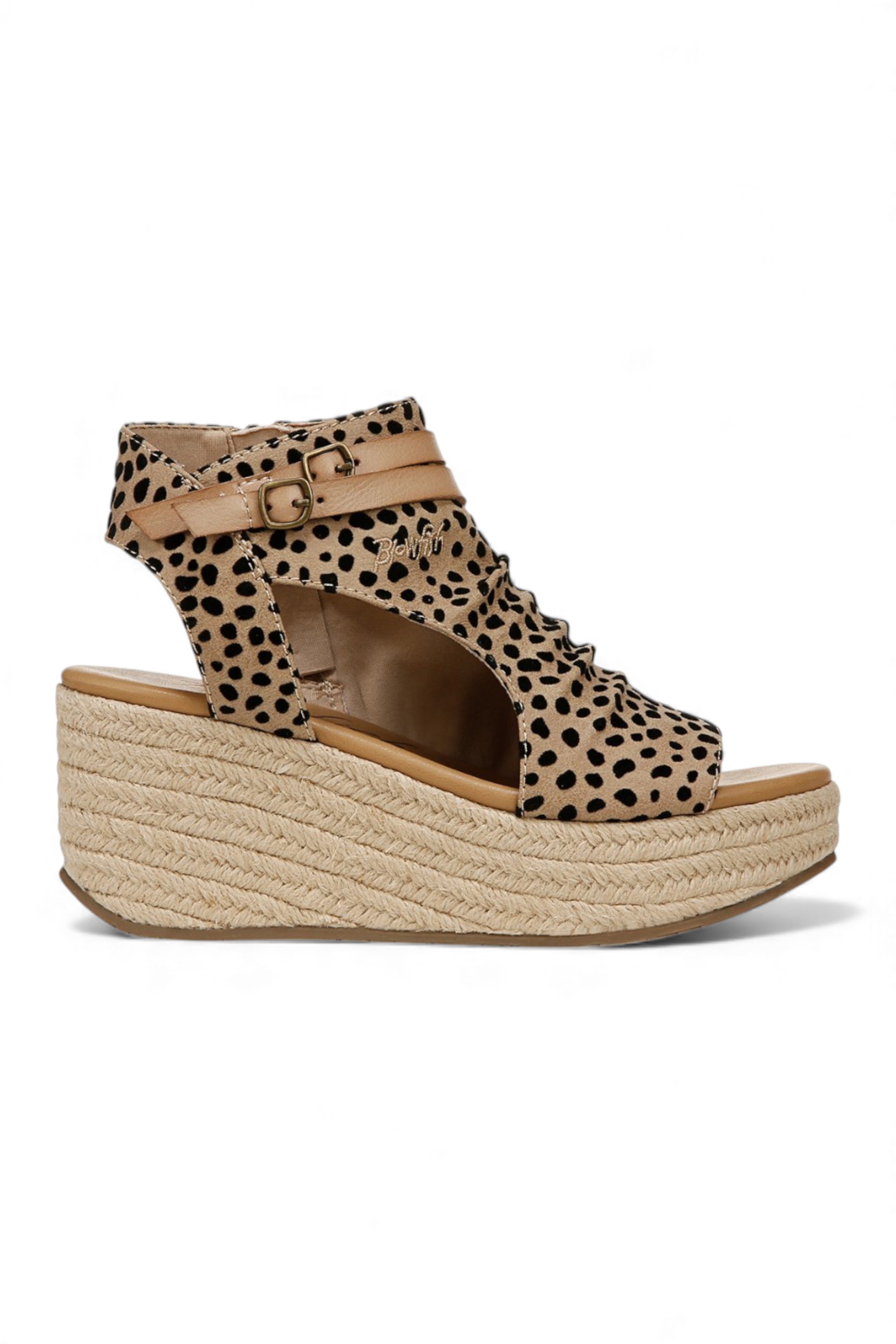 Brown Womens "Lacey-C-Rope" Wedge Sandals, Image 1 of 6