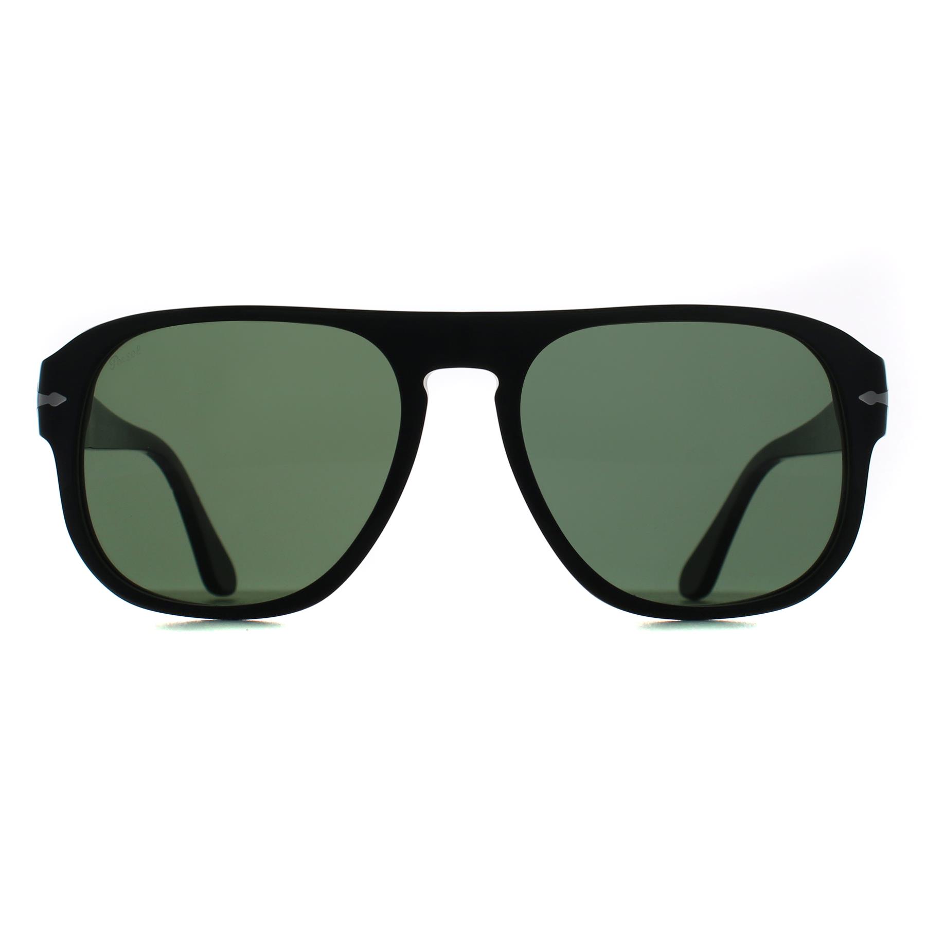 Black Persol Black Rectangle Black Green PO3310S Jean, Image 1 of 3