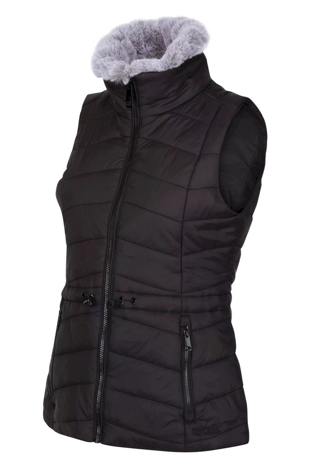 Black Walless Insulated Body Warmer, Image 3 of 4
