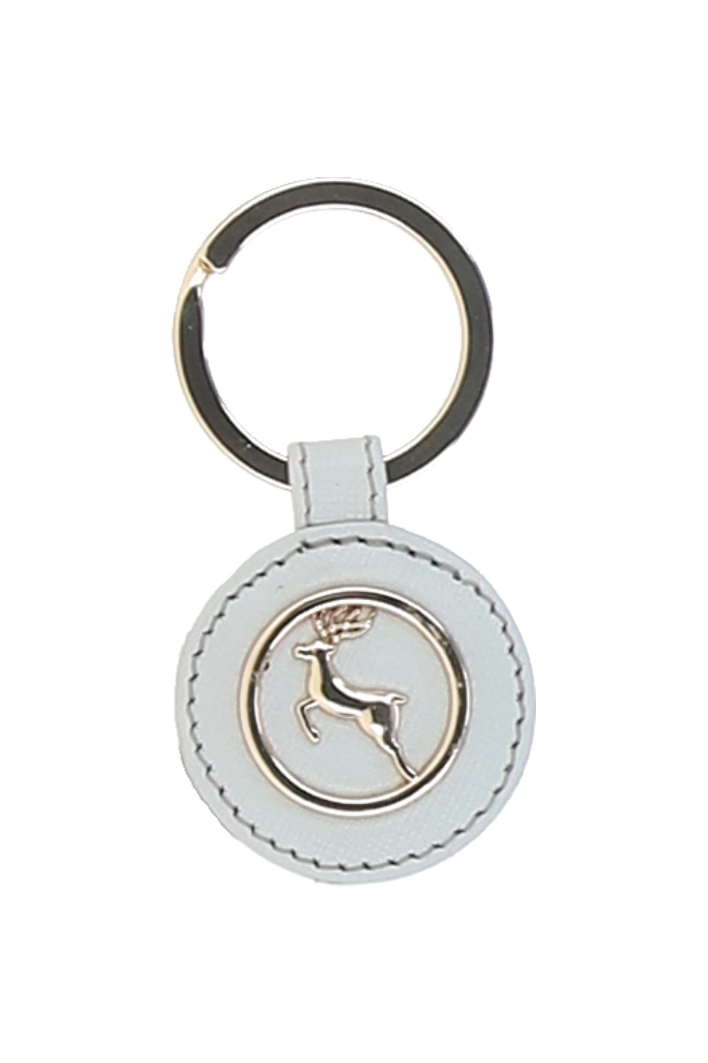 Grey Elegant Real Leather Card Holder & Key Ring Set, Image 4 of 5