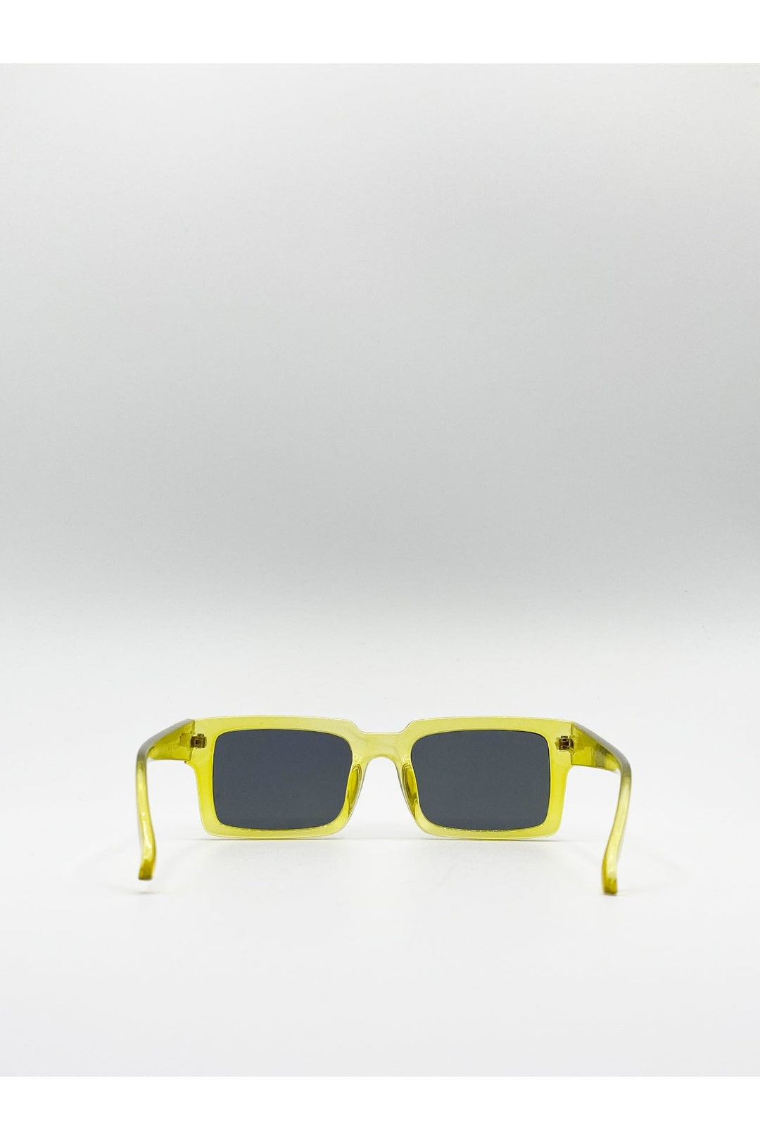 Yellow Square Crystal Frame Sunglasses, Image 6 of 6