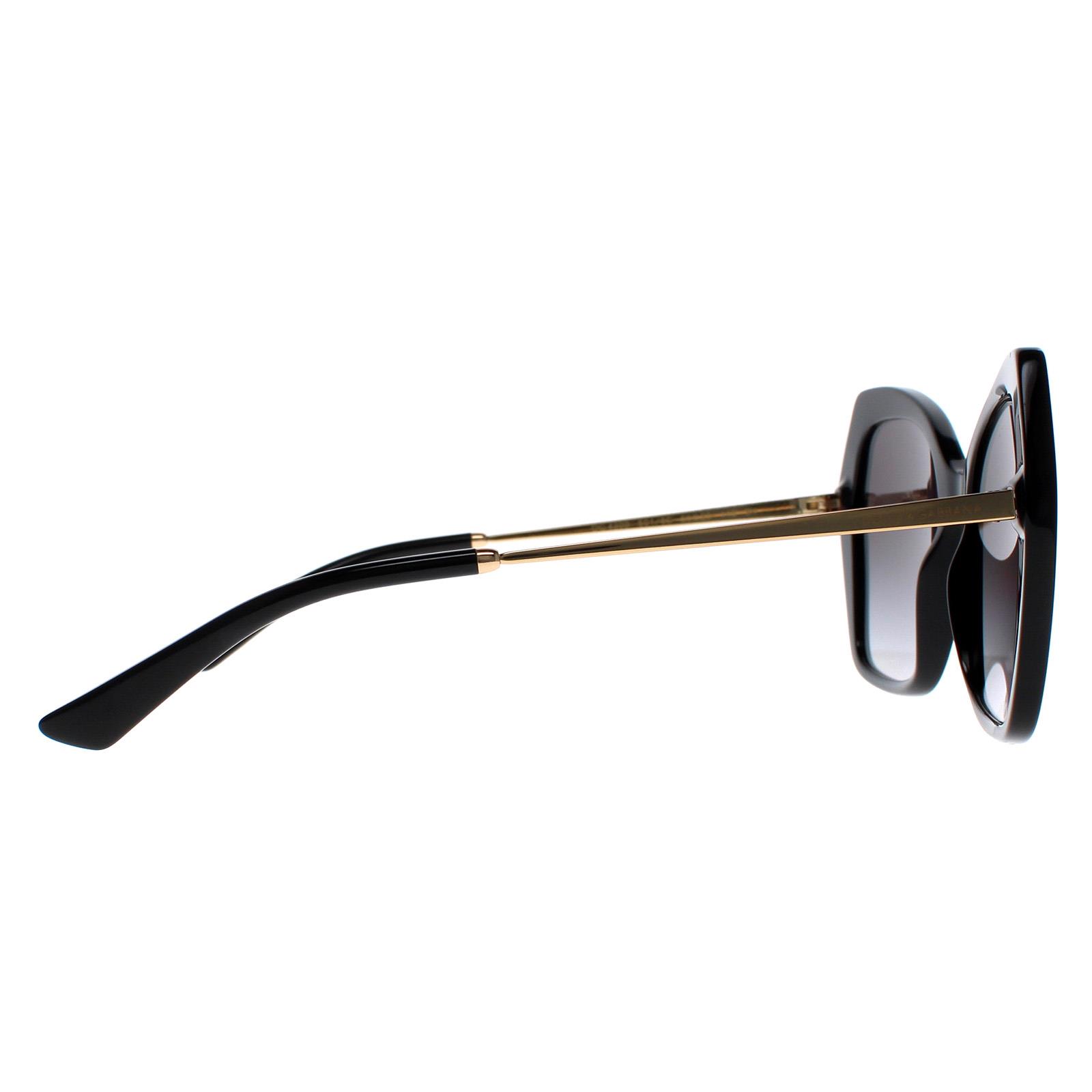Black Dolce and Gabbana Black Butterfly Black Grey Gradient DG4399, Image 4 of 6