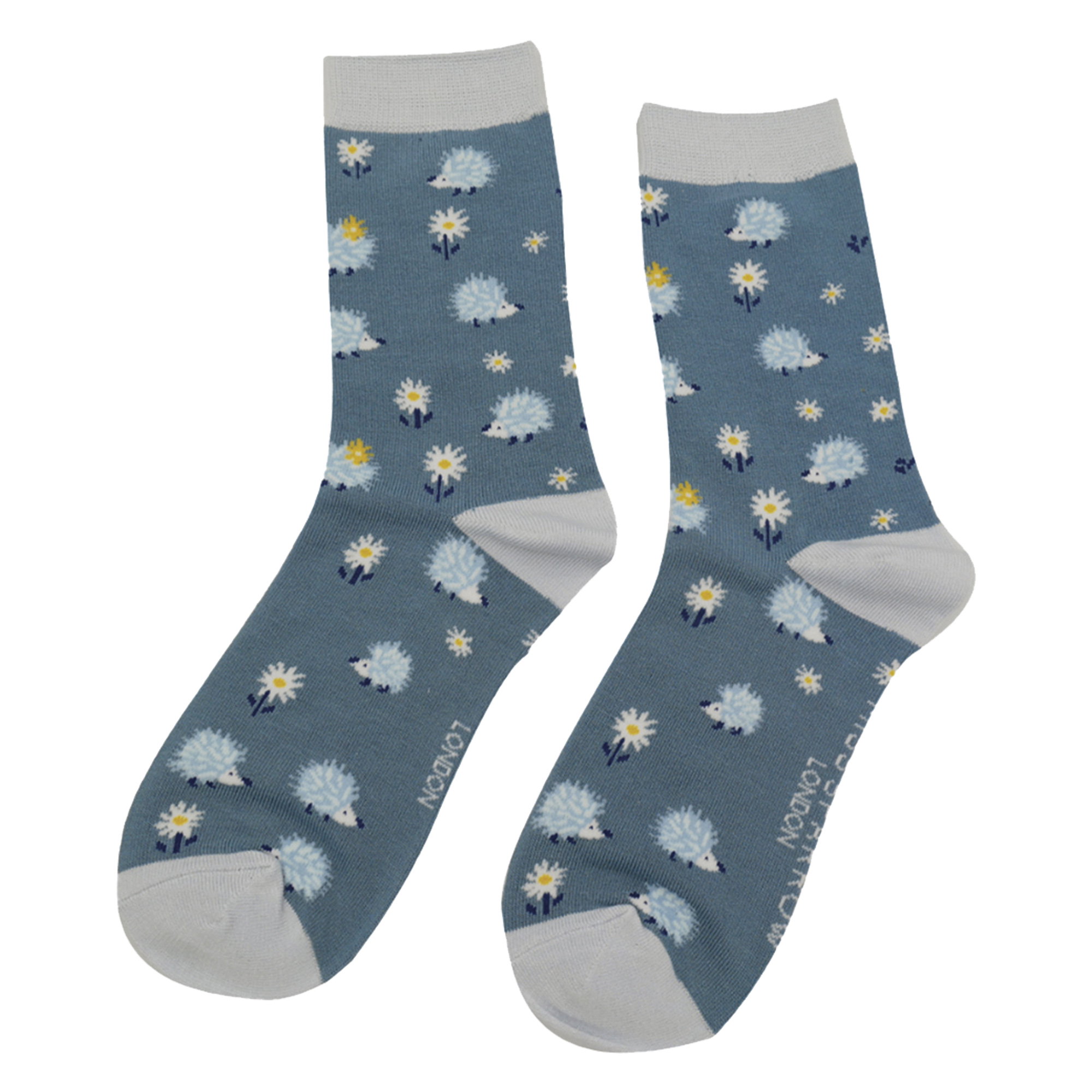 Navy 1 Pack Novelty Animal Patterned Bamboo Socks, Image 3 of 4