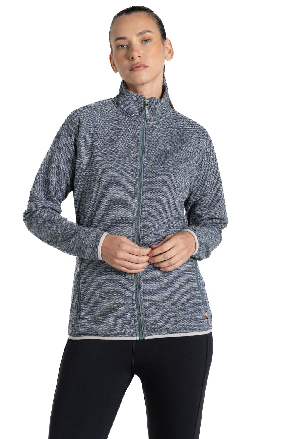 Dark Grey Tarvos Full Zip Fleece Jacket, Image 3 of 4