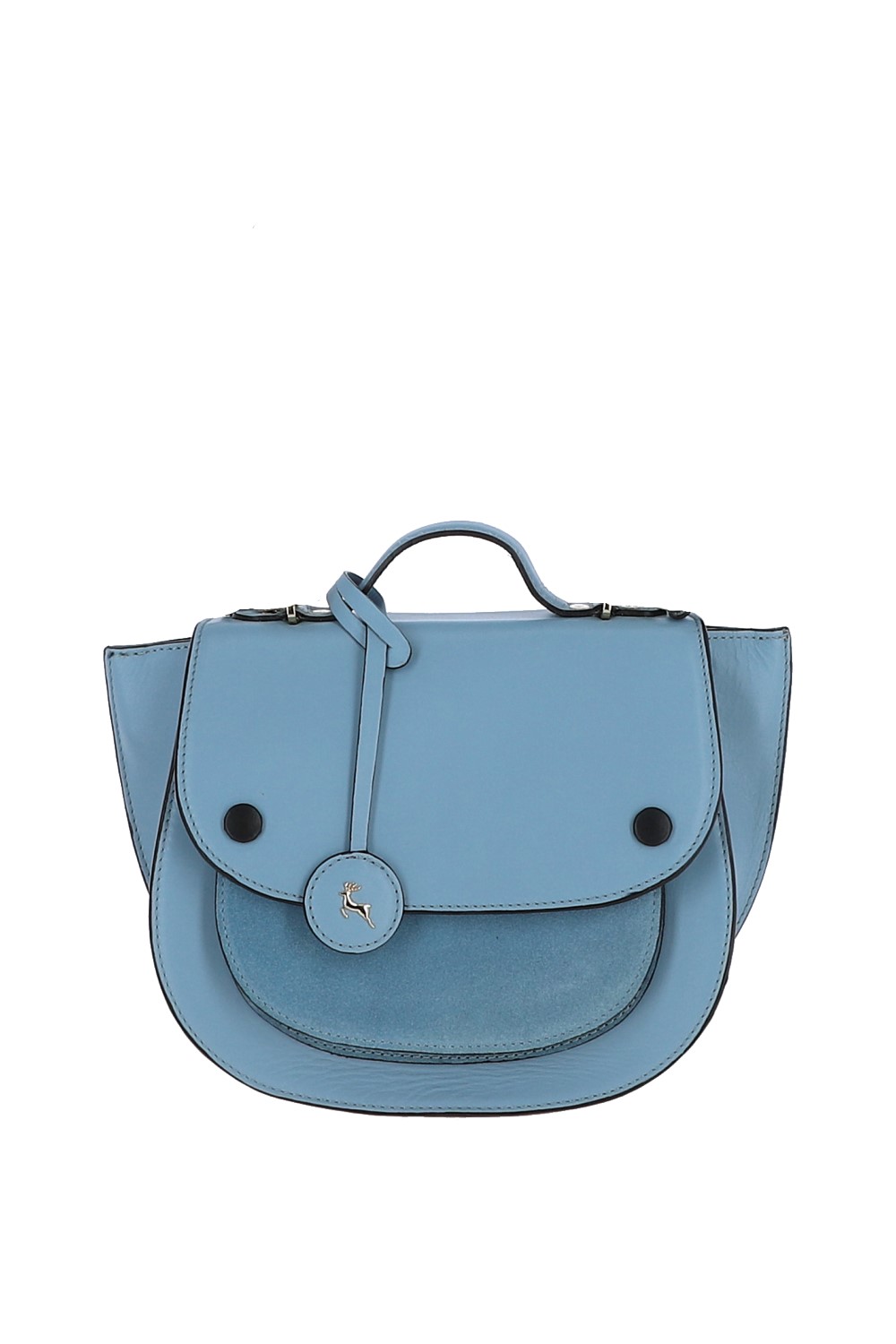 Light Blue 'Donata' Cambridge Style Saddlebag, Image 1 of 4