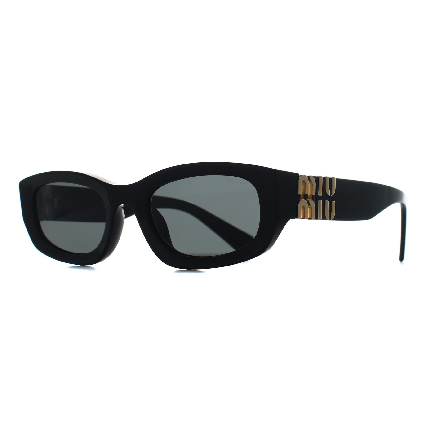 Black Miu Miu Black Oval Black Dark Grey MUB04S, Image 2 of 3