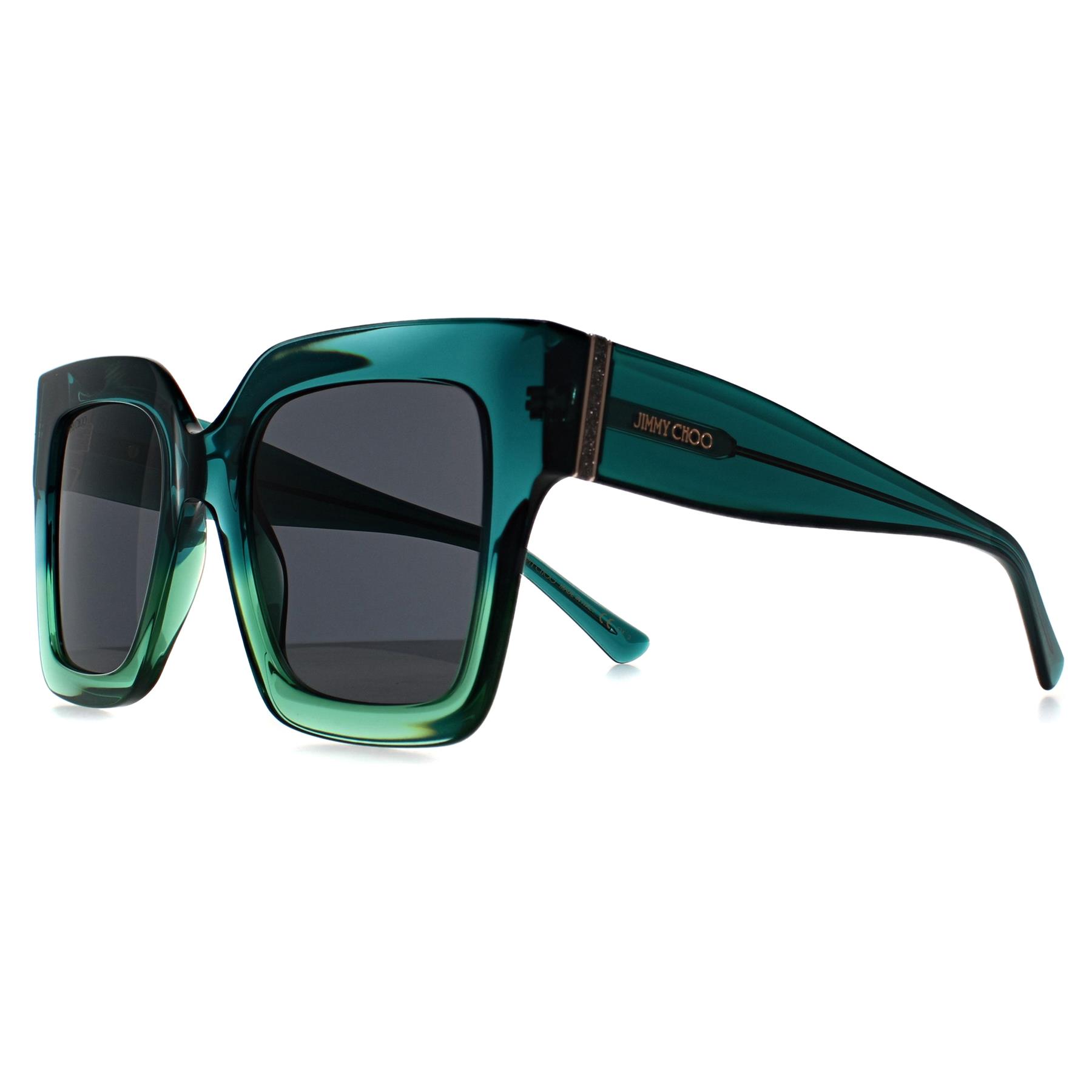 Blue Jimmy Choo Blue Square Blue Green Grey EDNA/S, Image 2 of 3