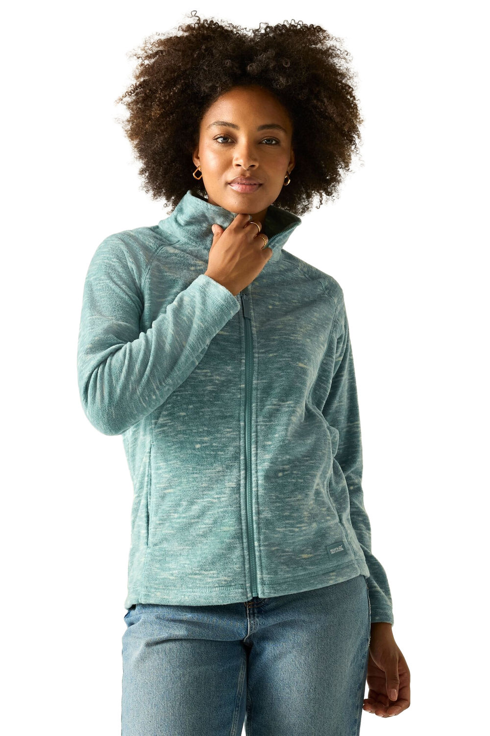 Olive Mayse Full Zip Fleece Jacket, Image 1 of 4