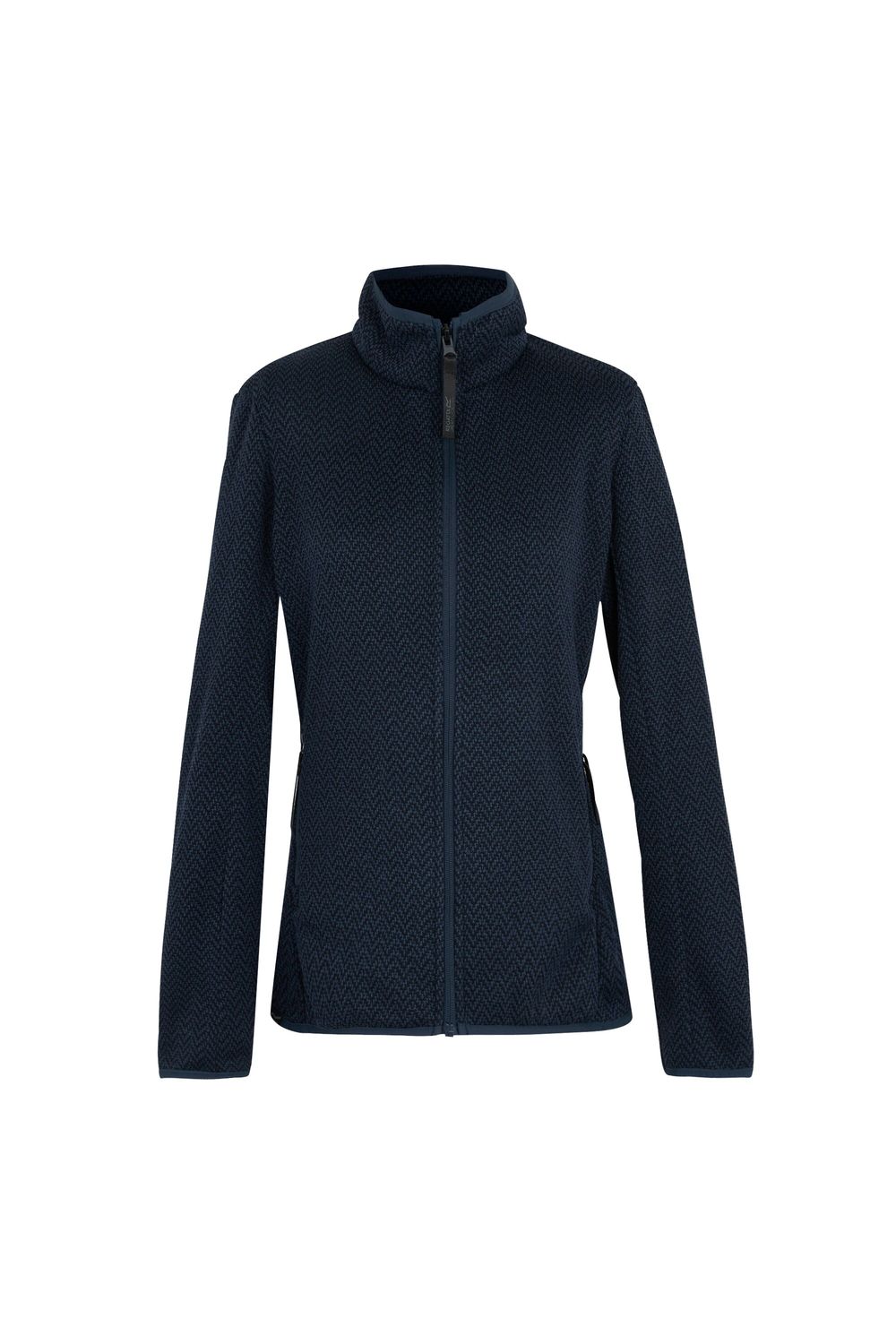 Navy Elzie Full Zip Fleece Jacket, Image 2 of 5