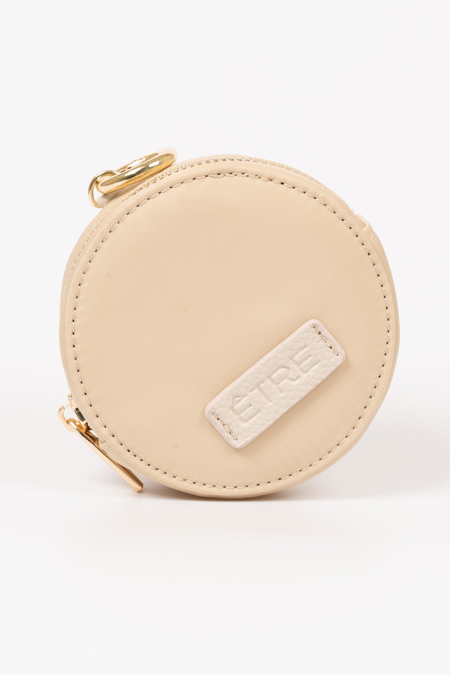 Cream Etre Cream Plain Round Coin Purse, Image 1 of 3