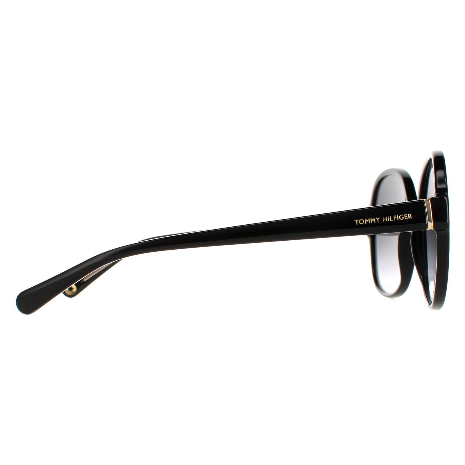 Black Tommy Hilfiger Black Round Black Dark Grey Gradient TH 1812/S, Image 4 of 4