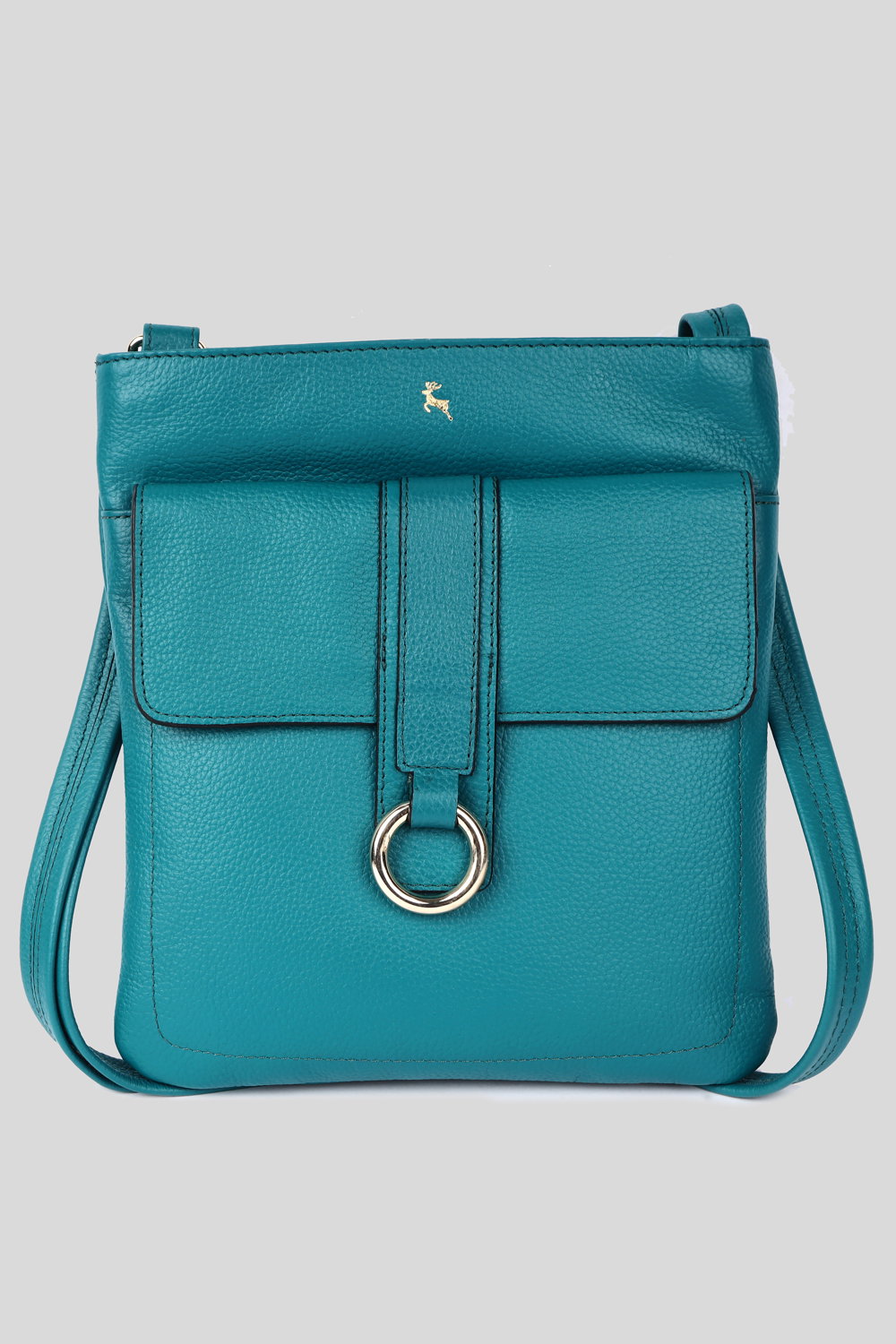 Teal 'Heaven' Real Leather Cross Body Bag, Image 1 of 4