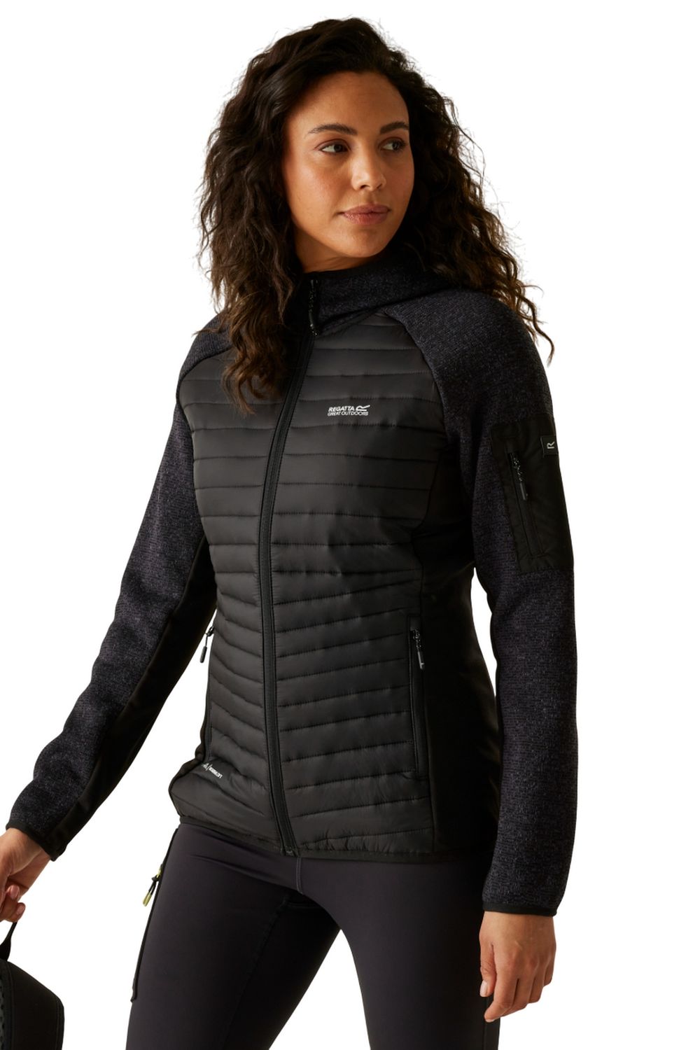 Black Anderson Hybrid Jacket, Image 1 of 5