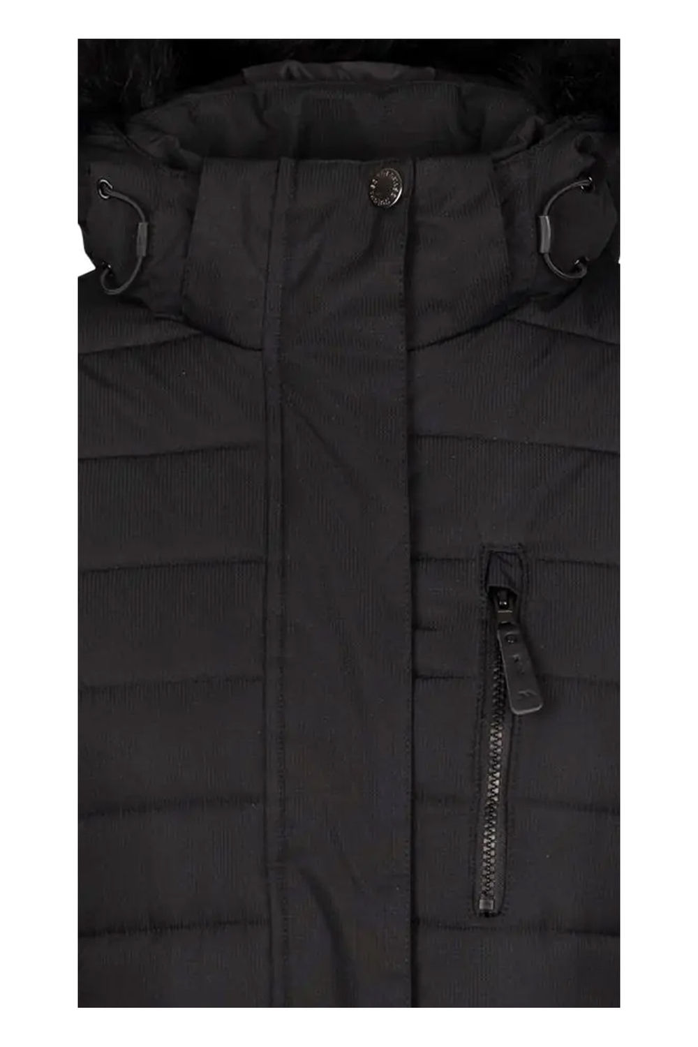 Black Trespass Black Sasha Padded Jacket, Image 3 of 4