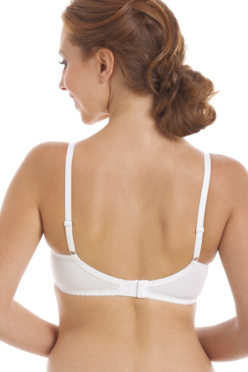 White Floral Lace Soft Cup Underwired Bra, Image 2 of 5