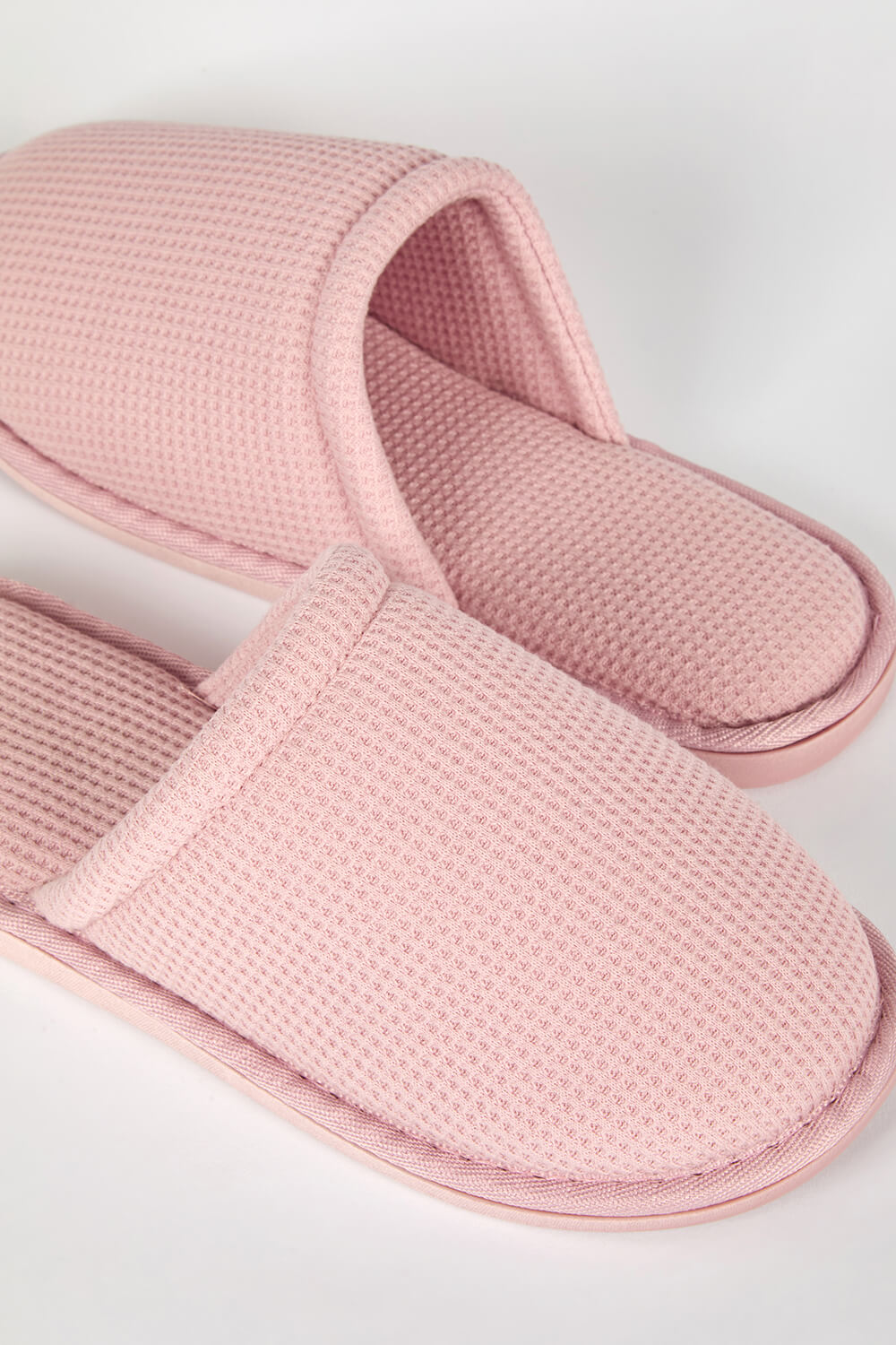 PINK Waffle Mule Slipper, Image 4 of 4