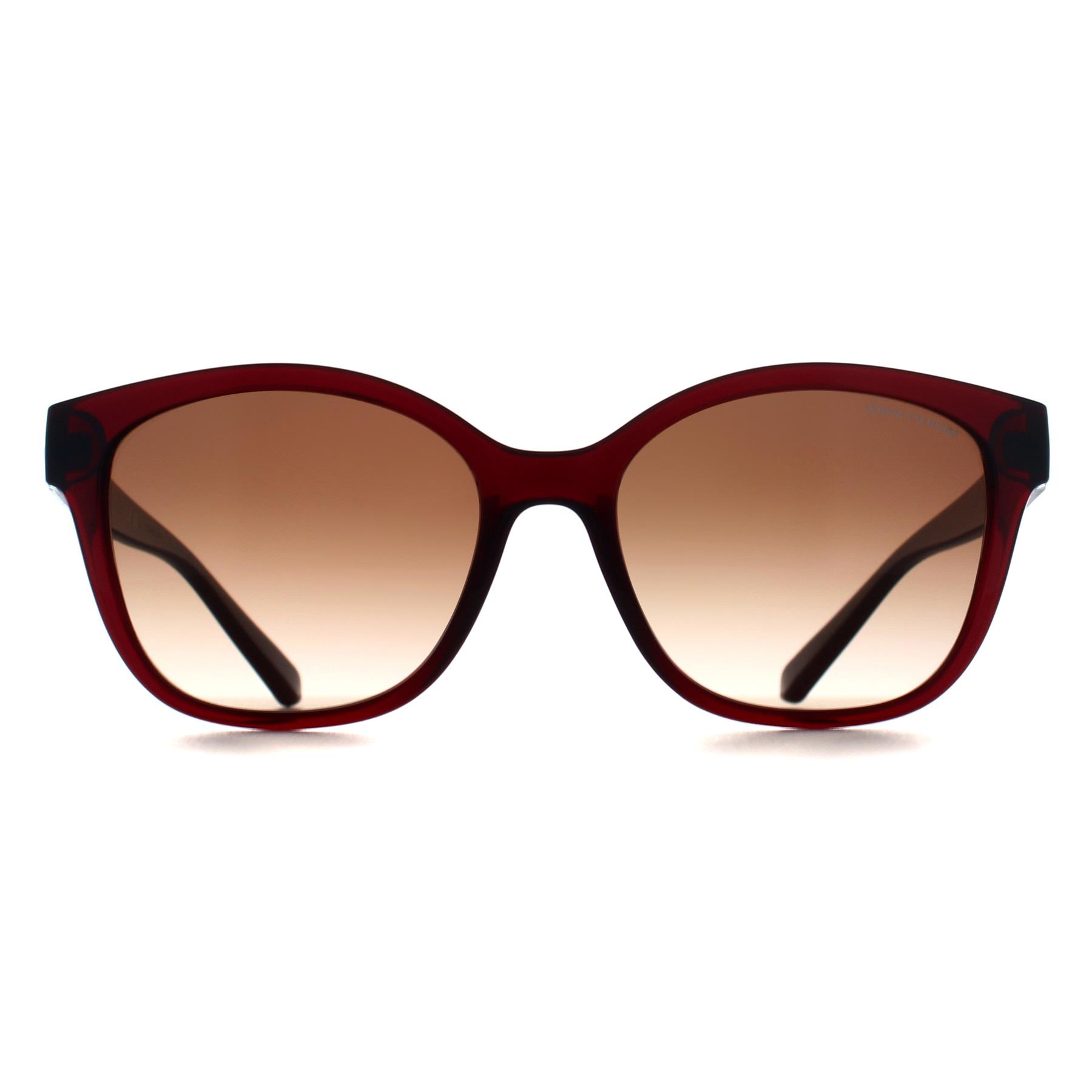 Red Cat Eye Shiny Transparent Red Brown Gradient AX4127S, Image 1 of 3