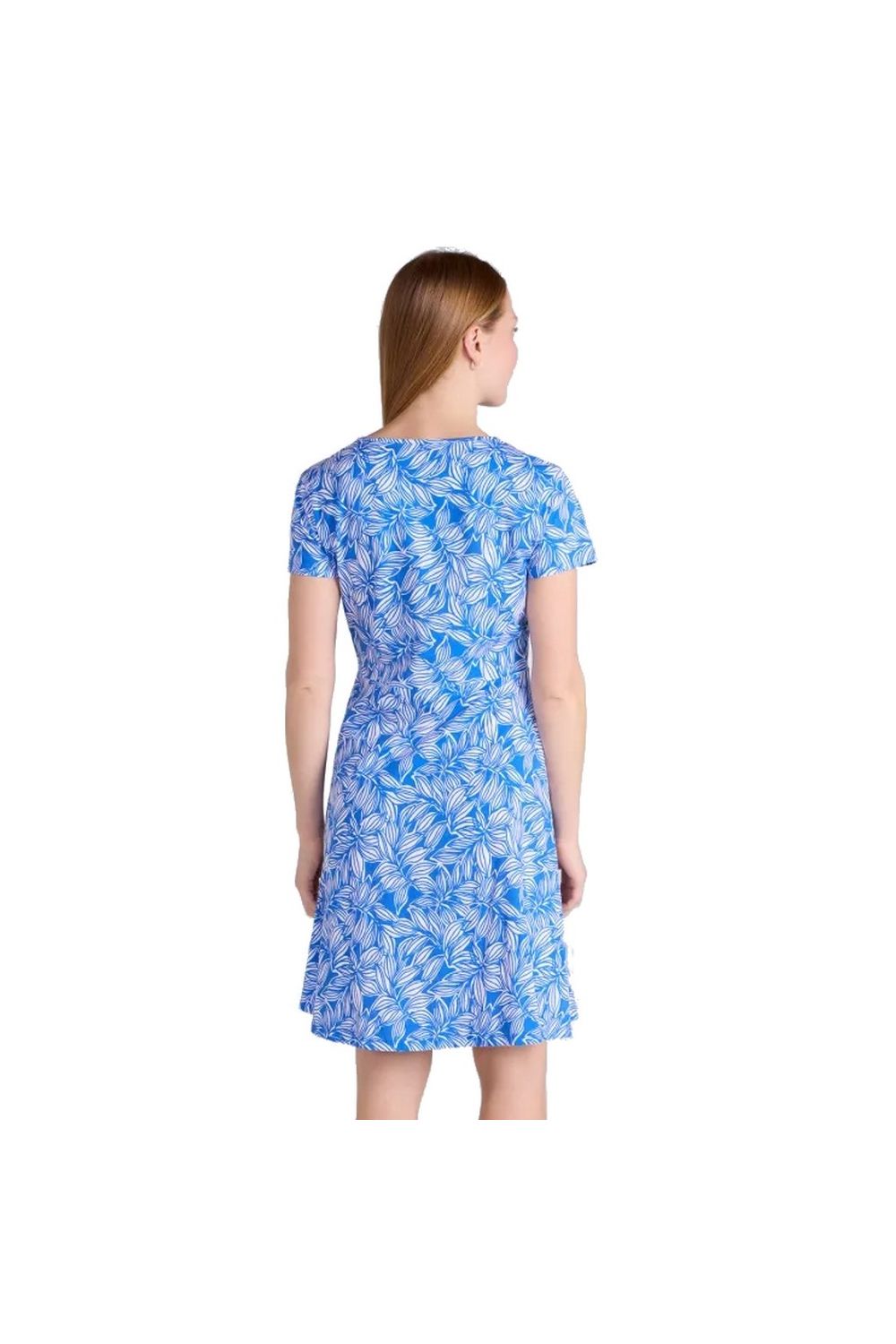 Blue Essentials Lora Stripe Skater Dress, Image 3 of 3