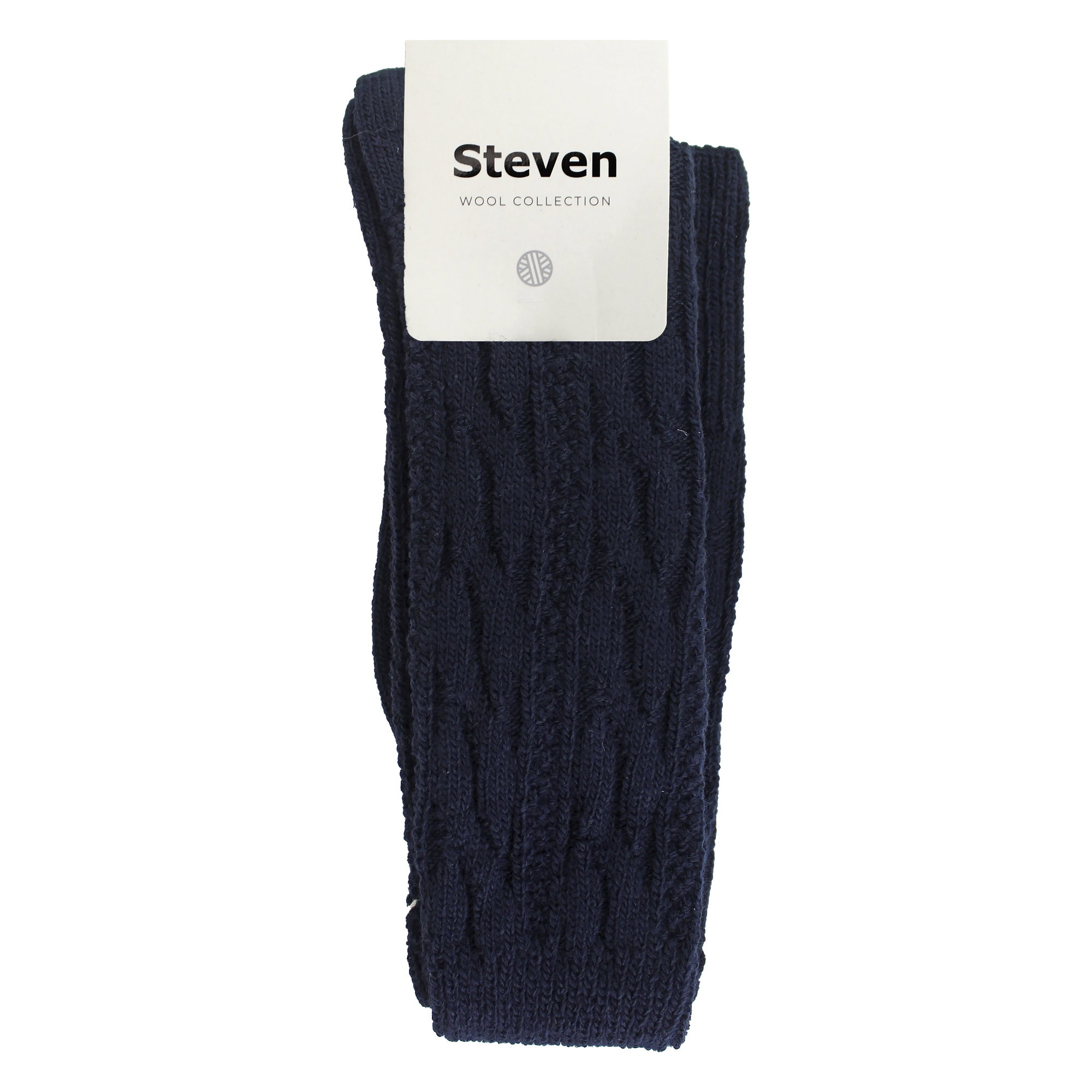Blue 1 Pack Over The Knee Wool Socks, Image 5 of 5