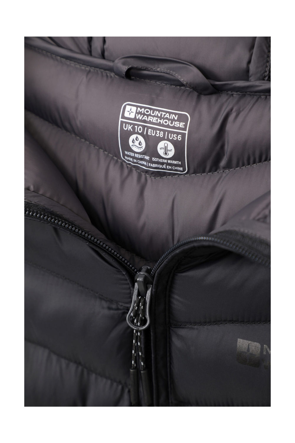 Black Florence Long Padded Jacket, Image 6 of 7
