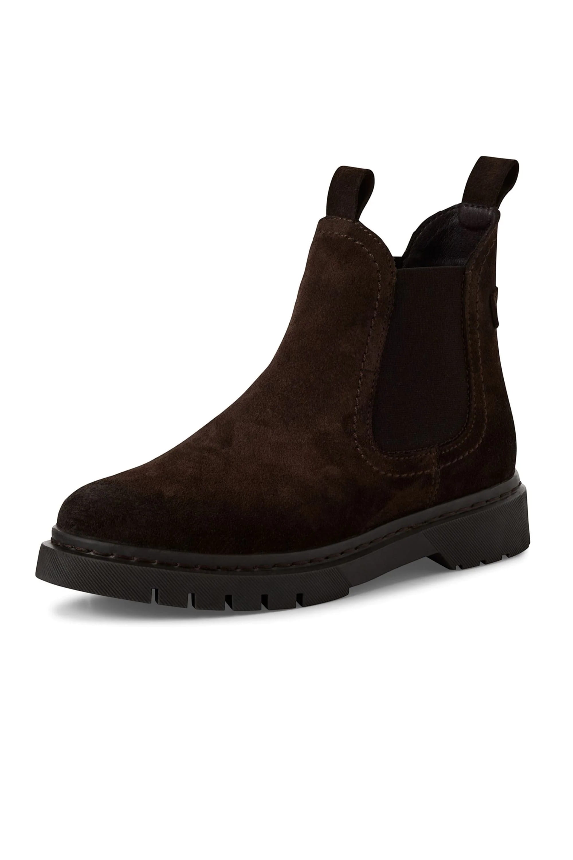 Brown Tamaris Womens Mocca Chelsea Boots, Image 3 of 7