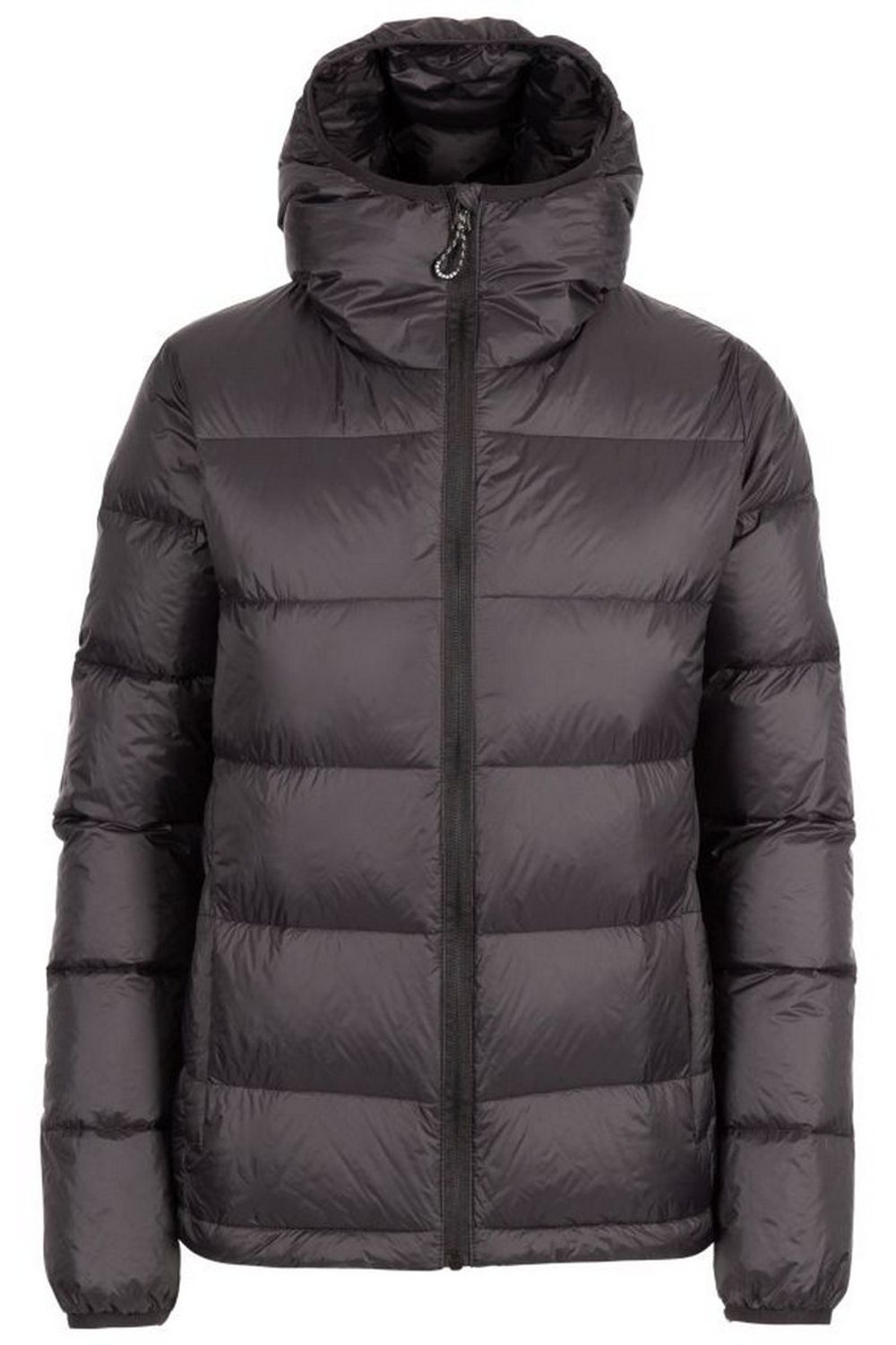 Black Trespass Black Humdrum Packaway Down Jacket, Image 1 of 8