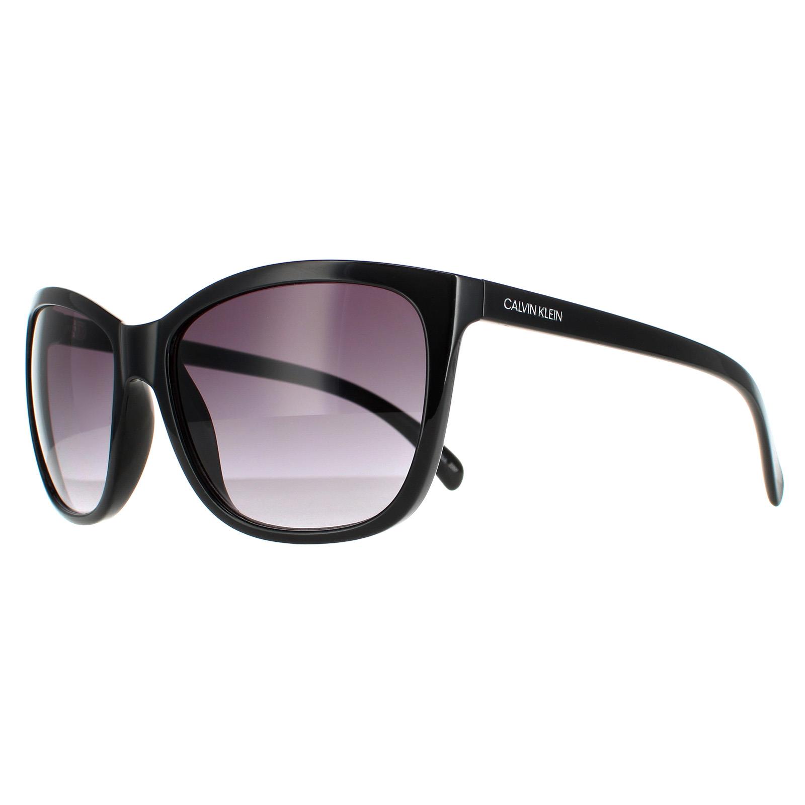 Black Calvin Klein Black Cat Eye Black Grey Gradient CK19565S, Image 2 of 4
