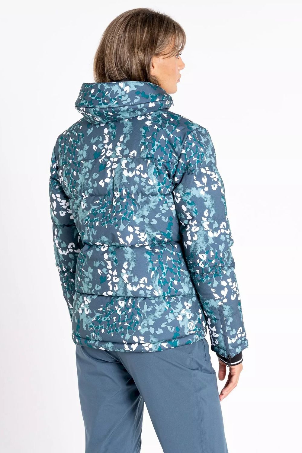 Green Verdict Animal Print Insulated Ski Jacket, Image 7 of 8