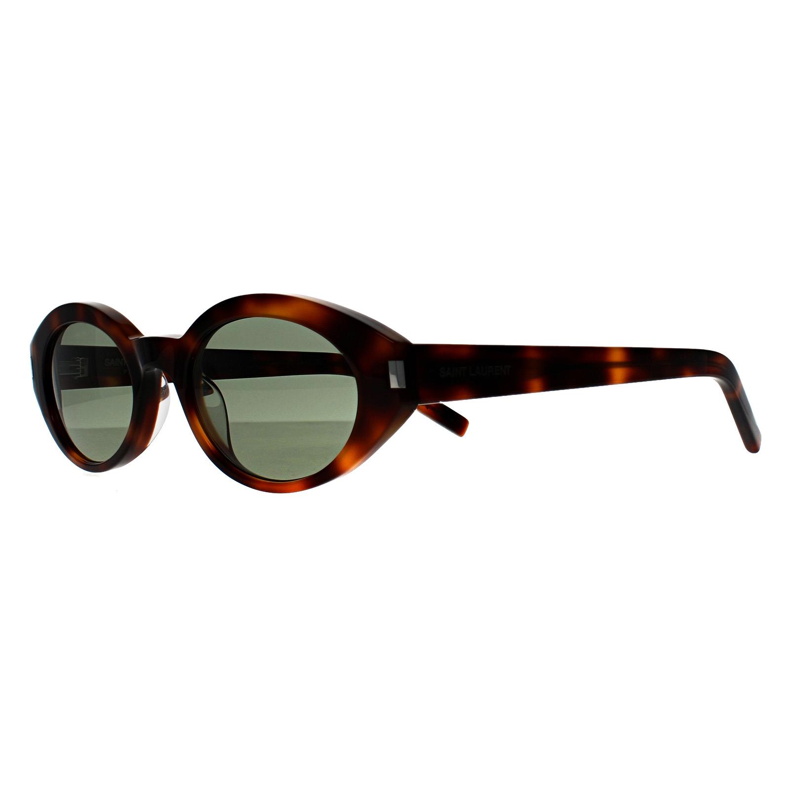 Brown Oval Havana Green SL567, Image 2 of 3
