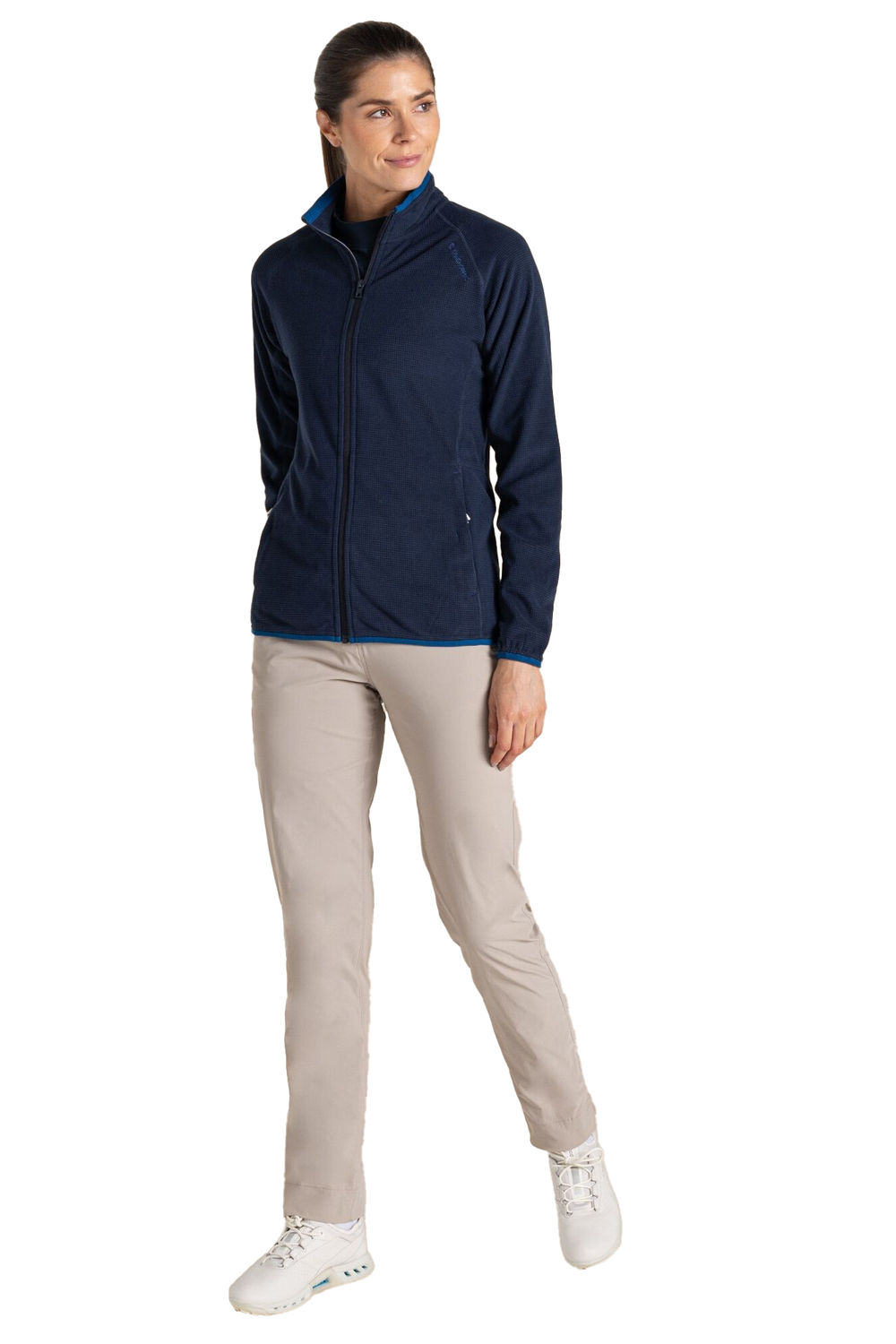 Navy Blue Belfairs Nosilife Full Zip Golf Fleece, Image 4 of 5