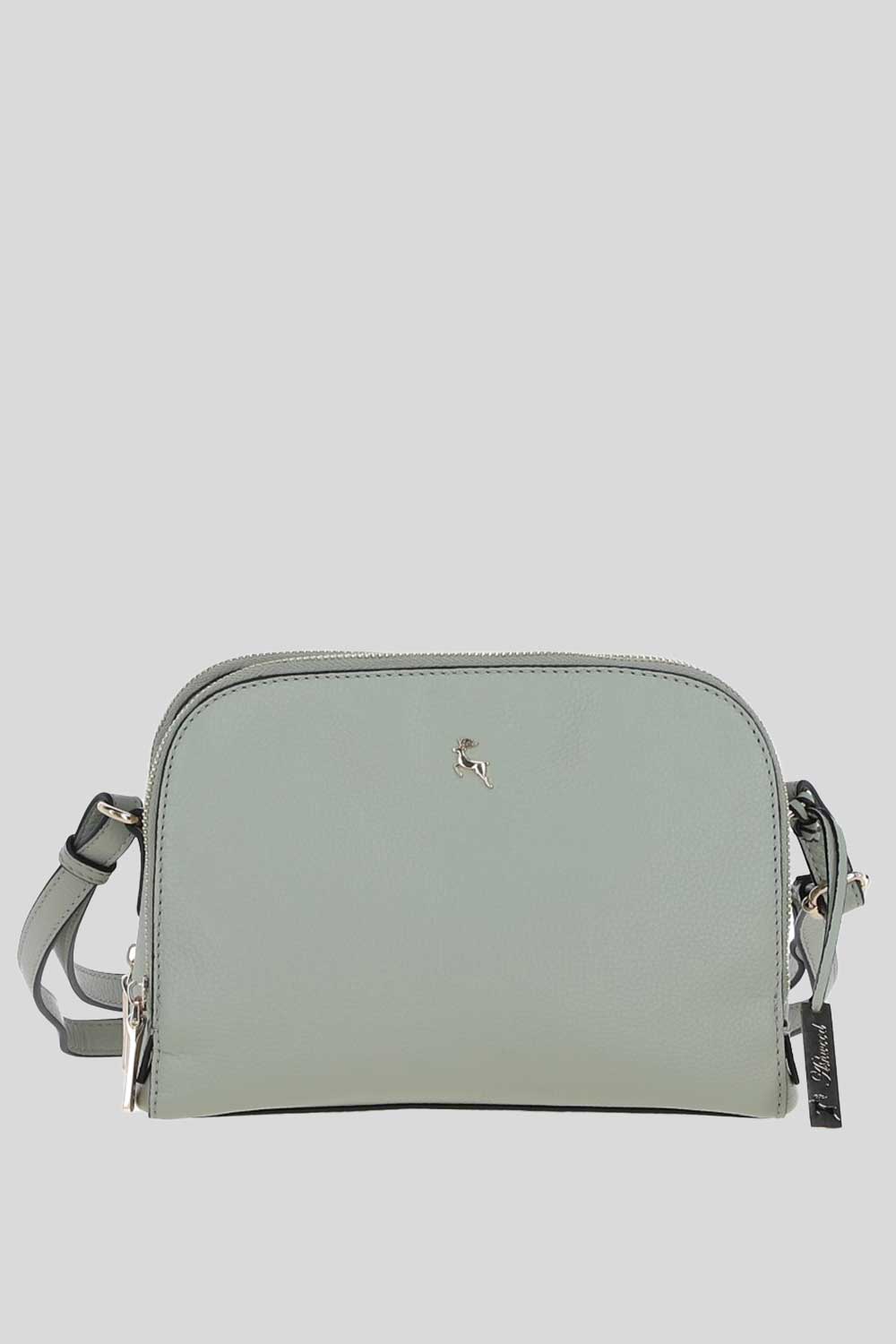 Stone Real Leather Stylish Crossbody Bag, Image 1 of 5