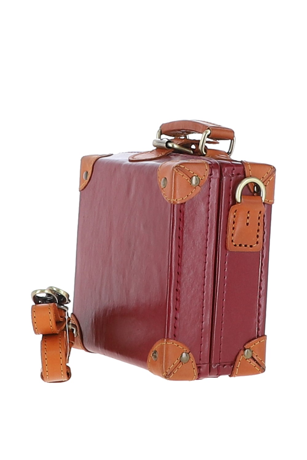 Red Real Leather Trinket Box, Image 3 of 5