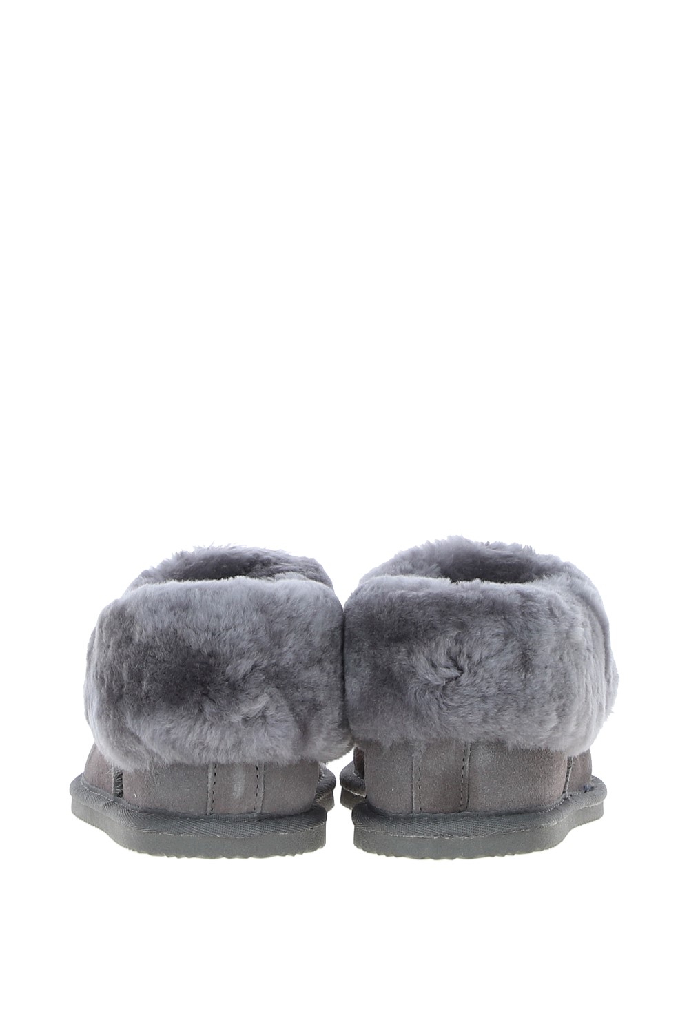 Grey Fenland England Grey Real Sheepskin Booties, Image 5 of 5