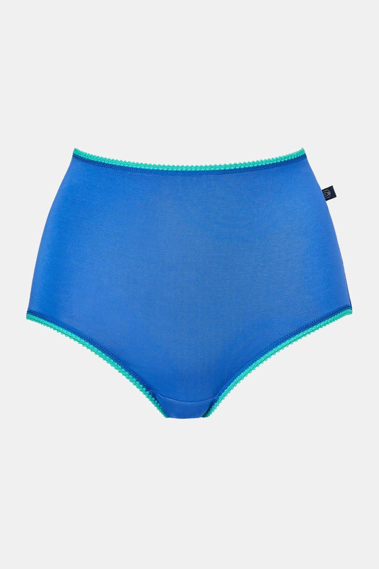 Multi Pack of Four "Seagreen" Bamboo Full Briefs, Image 3 of 8